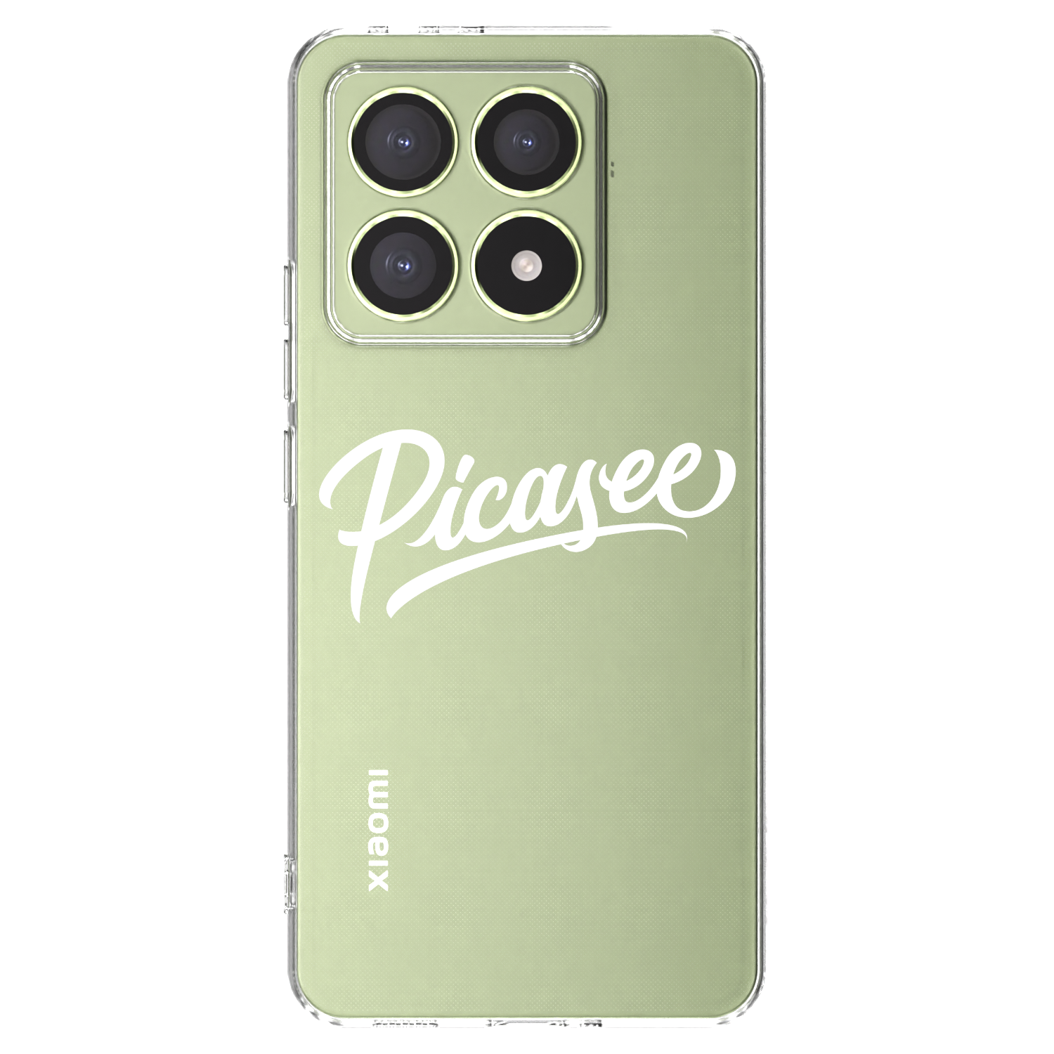 Picasee silikonska prozirna maskica za Xiaomi 14T - Picasee - old logo - white