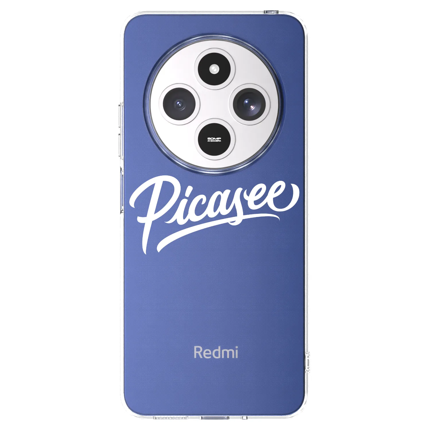 Picasee silikonska prozirna maskica za Xiaomi Redmi 14C - Picasee - old logo - white