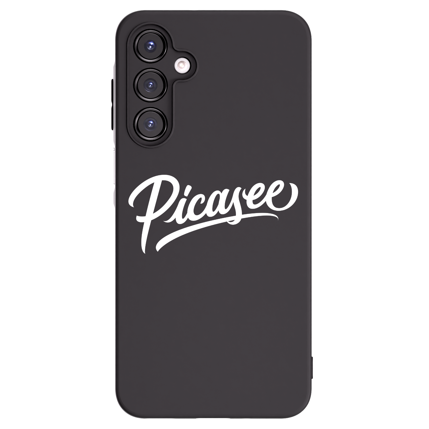 Picasee crna silikonska maskica za Samsung Galaxy A16 5G - Picasee - old logo - white