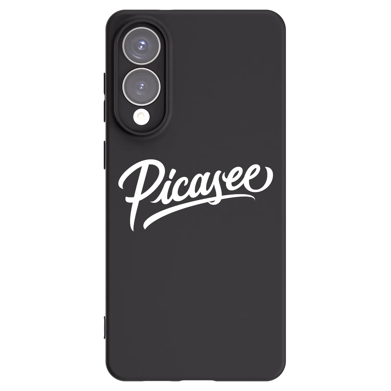 Picasee crna silikonska maskica za Samsung Galaxy S25 Edge 5G - Picasee - old logo - white