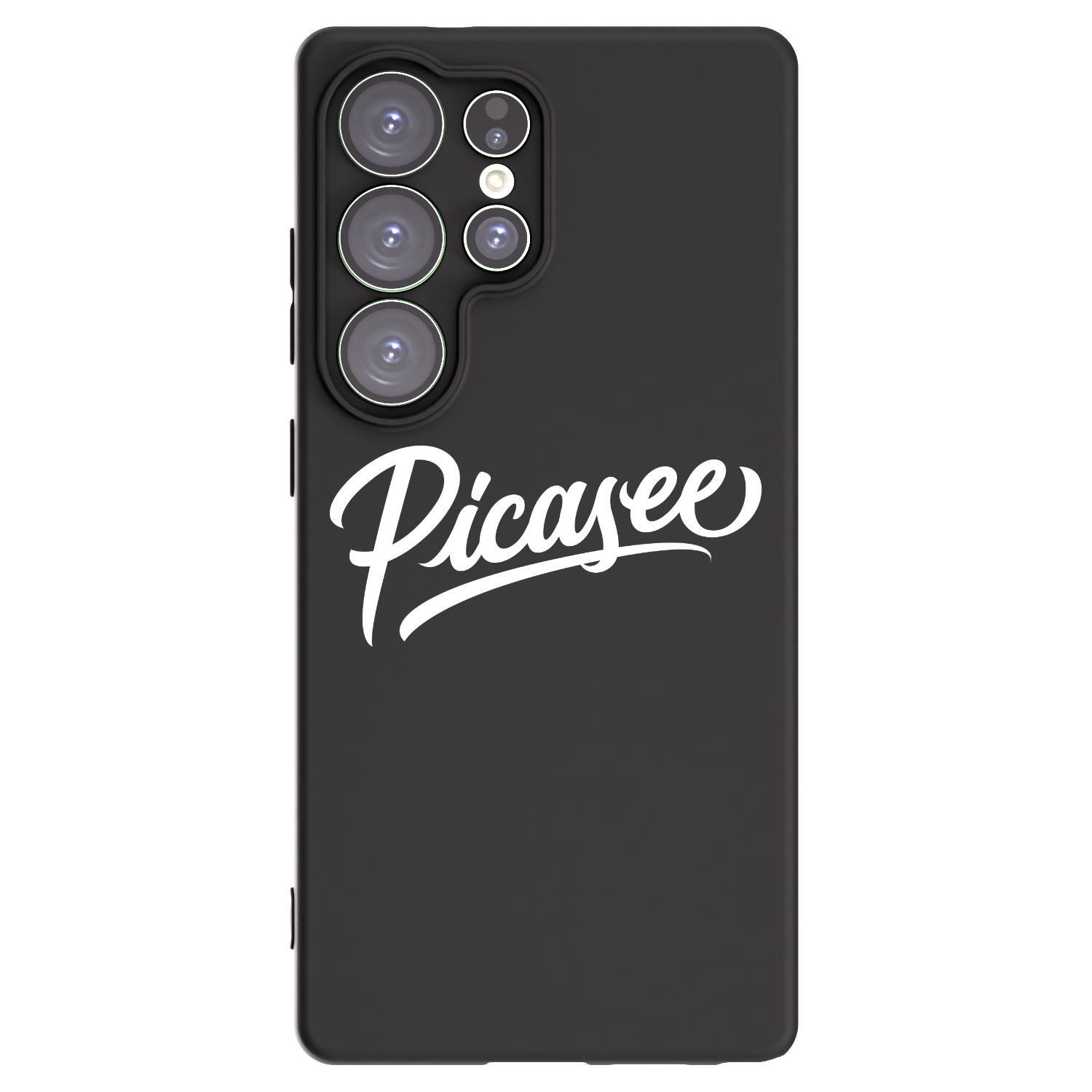 Picasee crna silikonska maskica za Samsung Galaxy S25 Ultra 5G - Picasee - old logo - white