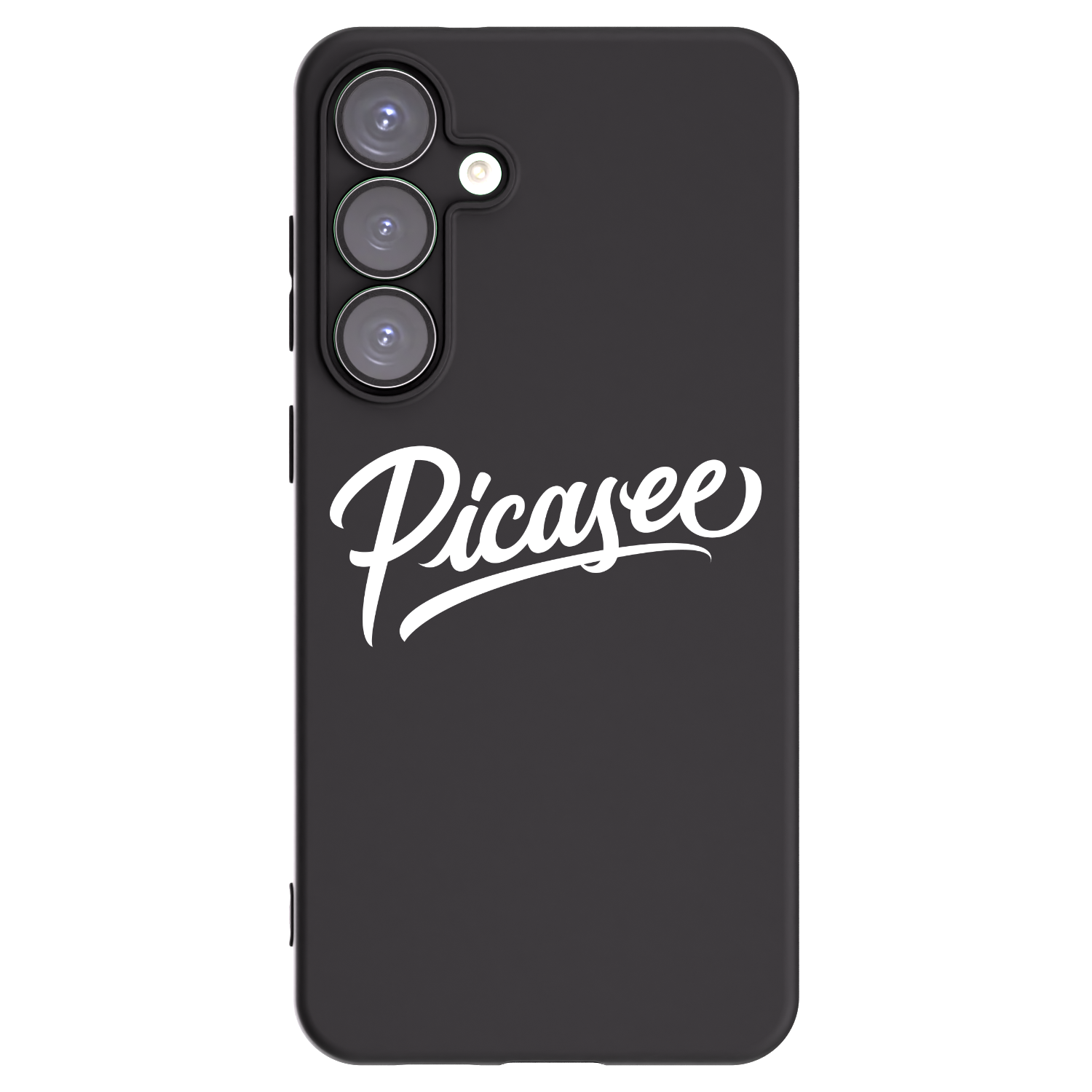 Picasee crna silikonska maskica za Samsung Galaxy S25+ 5G - Picasee - old logo - white