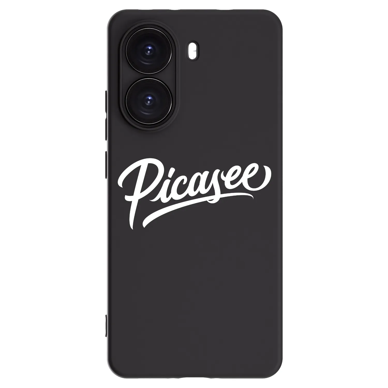 Picasee crna silikonska maskica za Xiaomi Poco X7 Pro 5G - Picasee - old logo - white