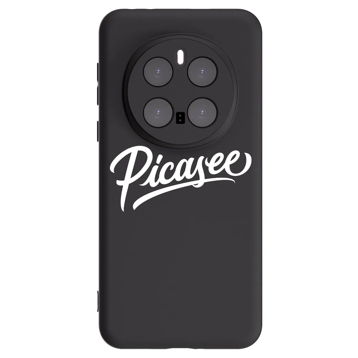 Picasee crna silikonska maskica za Honor Magic7 Pro 5G - Picasee - old logo - white