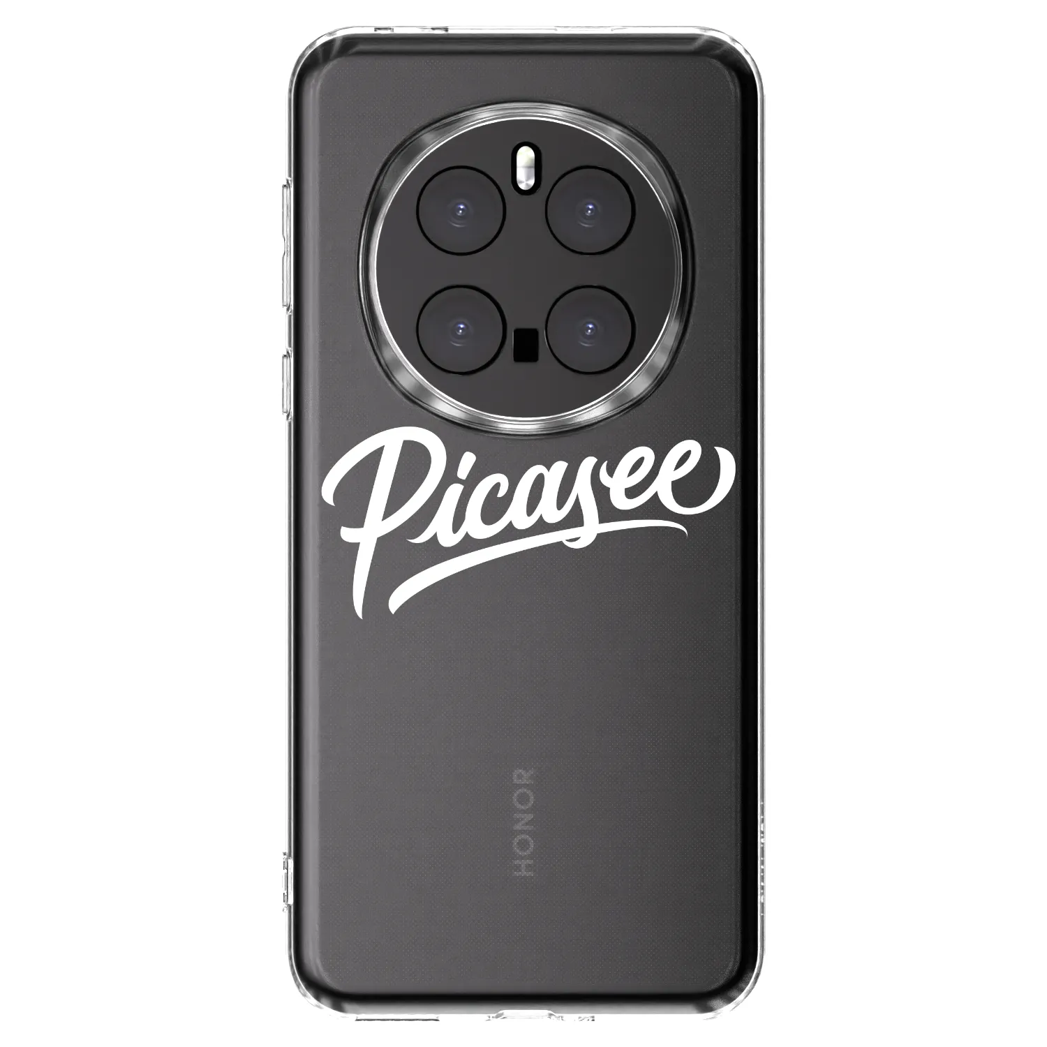 Picasee silikonska prozirna maskica za Honor Magic7 Pro 5G - Picasee - old logo - white