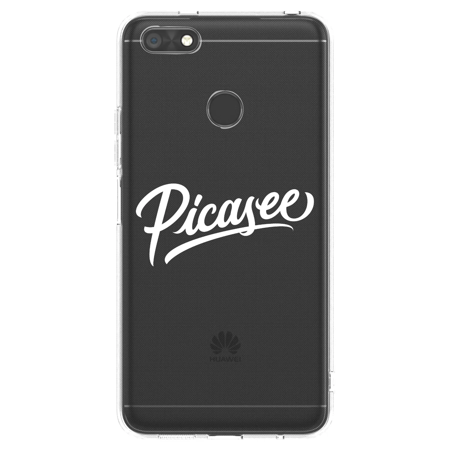 Picasee silikonska prozirna maskica za Huawei P9 Lite Mini - Picasee - old logo - white