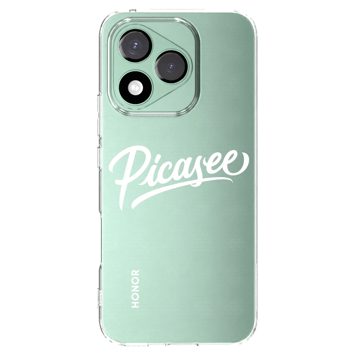Picasee silikonska prozirna maskica za Honor 400 Lite 5G - Picasee - old logo - white