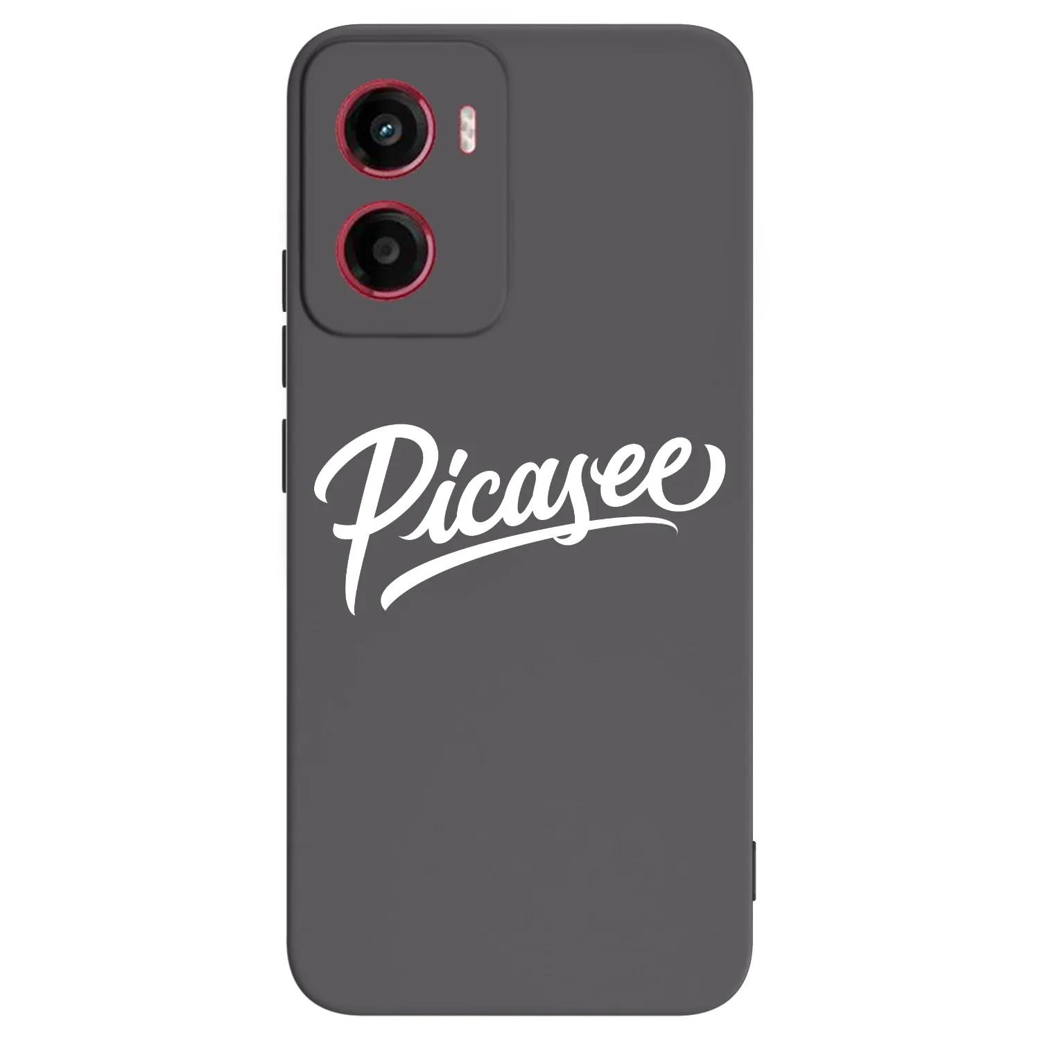Picasee crna silikonska maskica za Motorola Moto G05 - Picasee - old logo - white