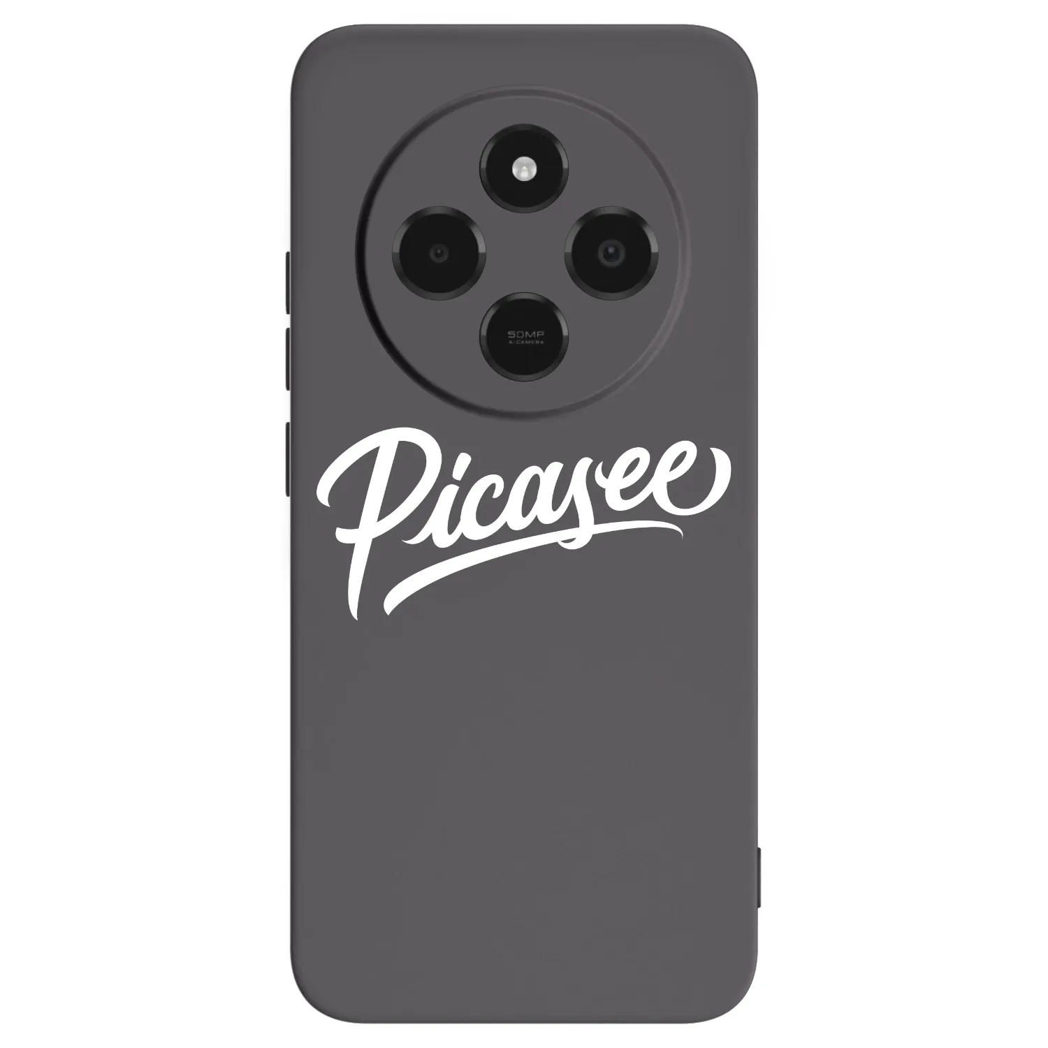 Picasee crna silikonska maskica za Xiaomi Poco C75 - Picasee - old logo - white
