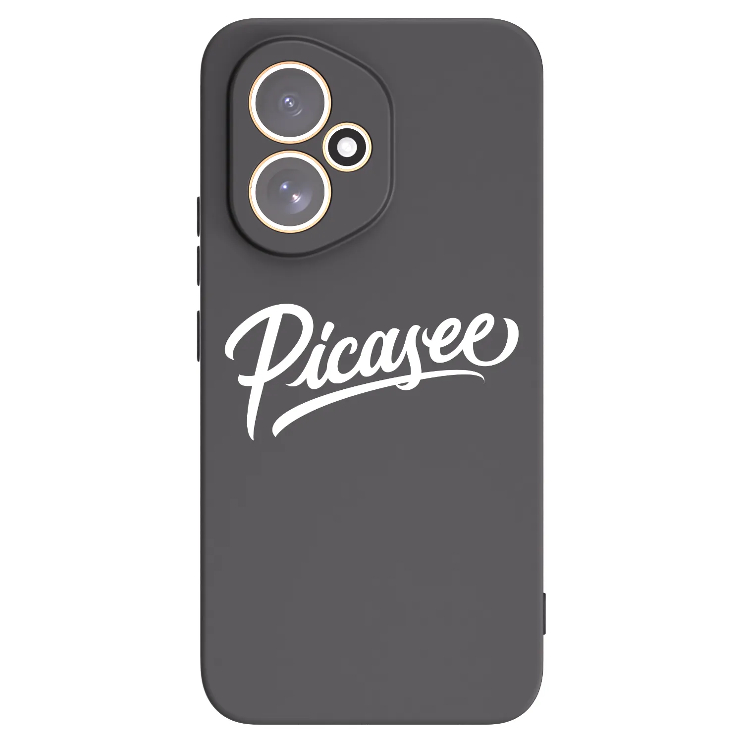 Picasee crna silikonska maskica za Honor 400 5G - Picasee - old logo - white