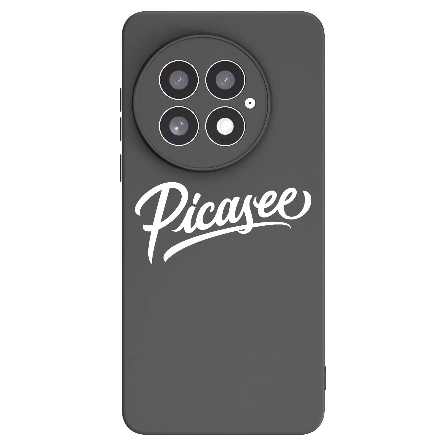 Picasee crna silikonska maskica za OnePlus 13 5G - Picasee - old logo - white