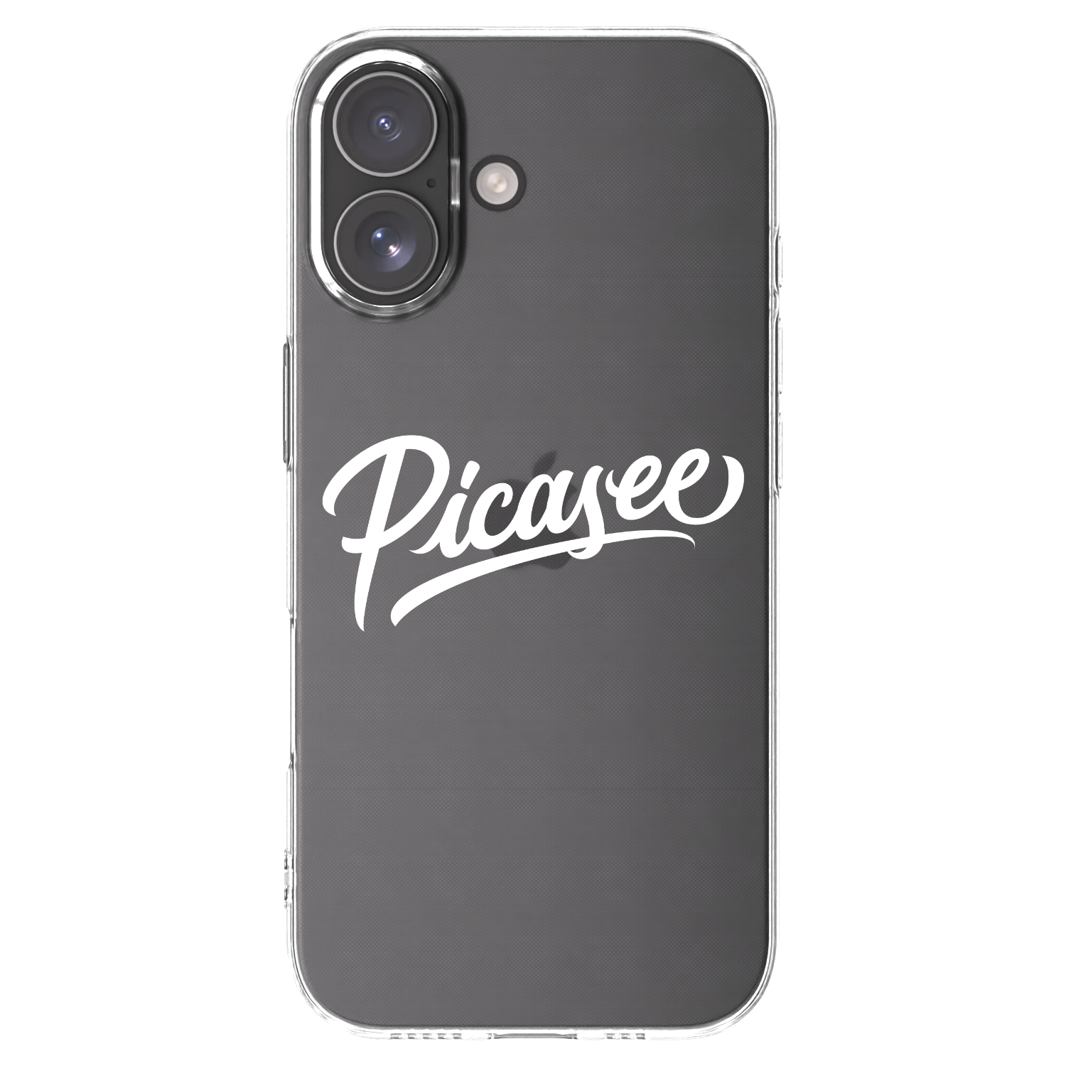 Picasee silikonska prozirna maskica za Apple iPhone 17 - Picasee - old logo - white
