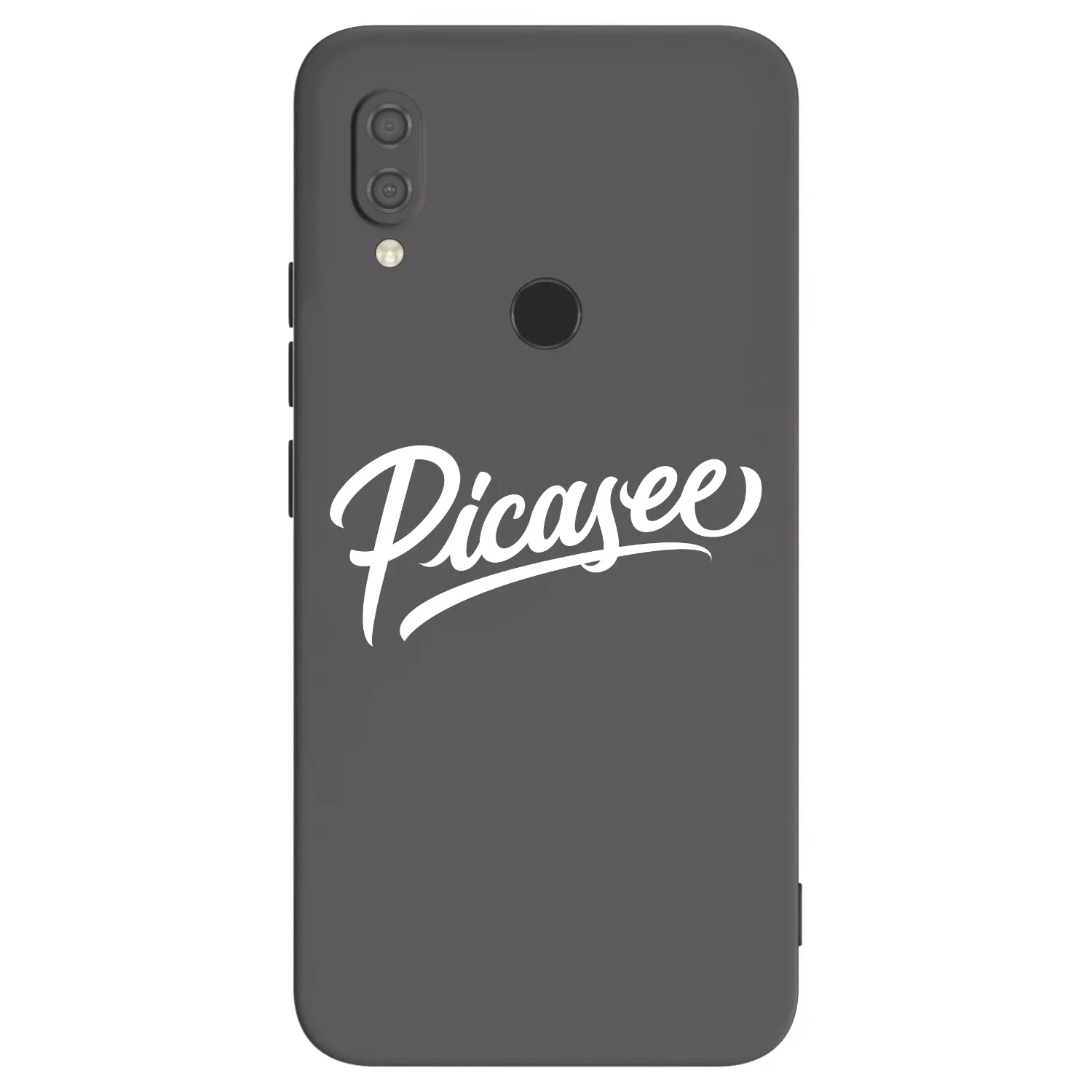 Picasee crna silikonska maskica za Xiaomi Redmi 7 - Picasee - old logo - white