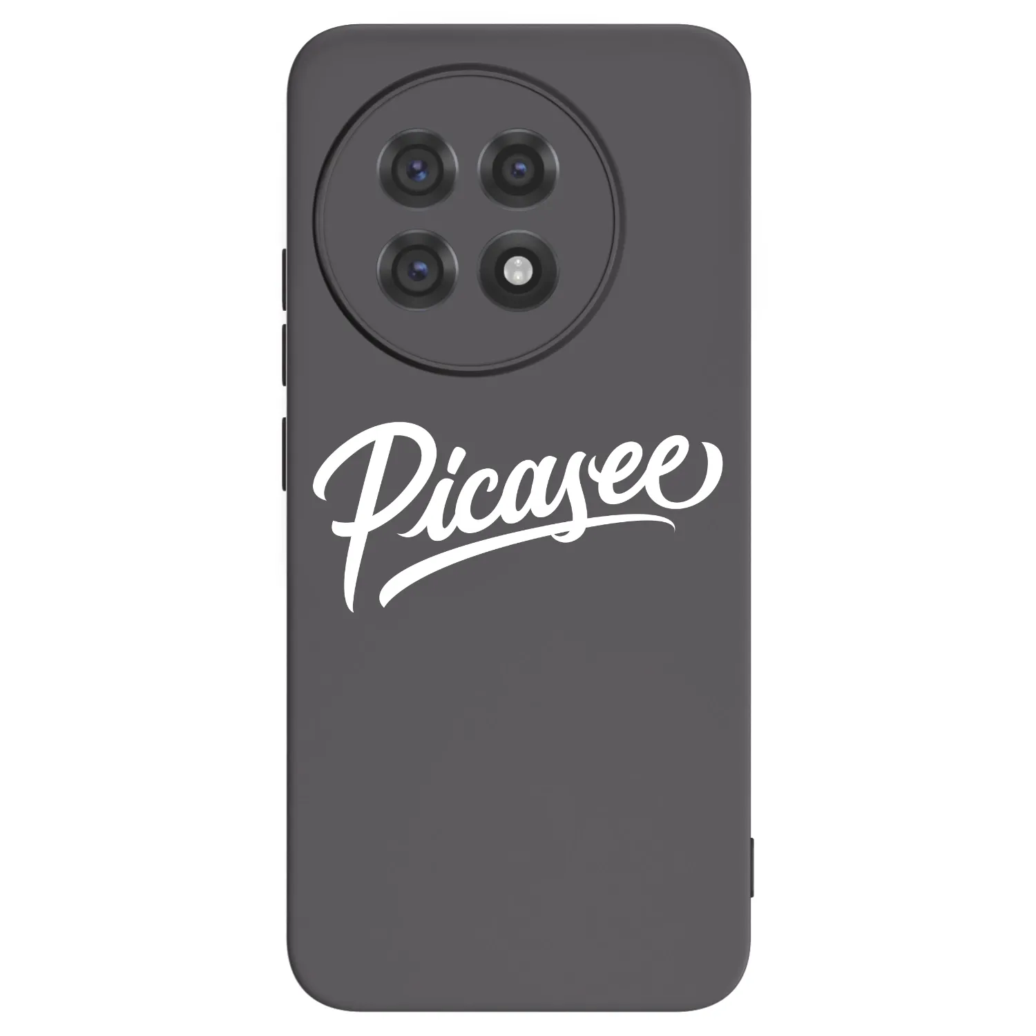 Picasee crna silikonska maskica za OnePlus 13R 5G - Picasee - old logo - white