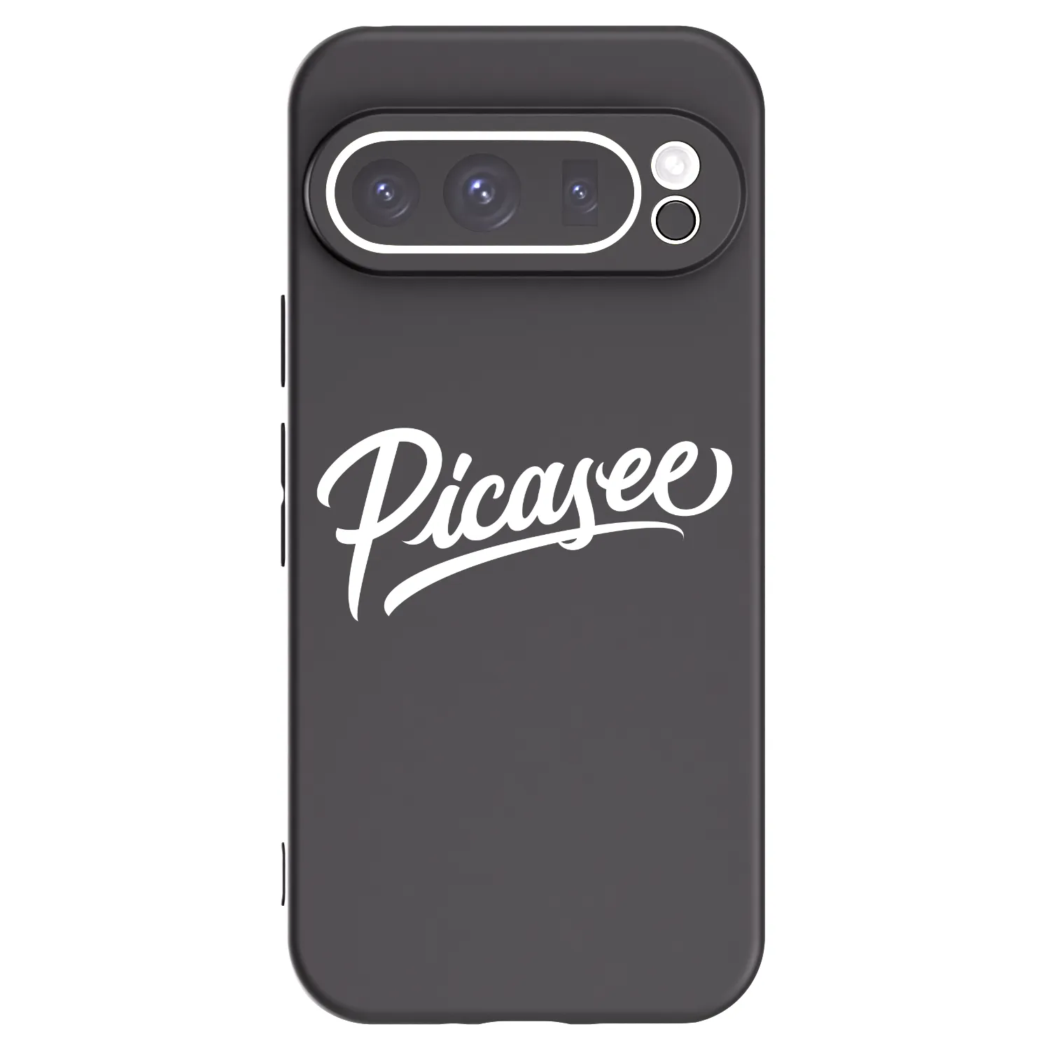 Picasee crna silikonska maskica za Google Pixel 9 Pro XL - Picasee - old logo - white