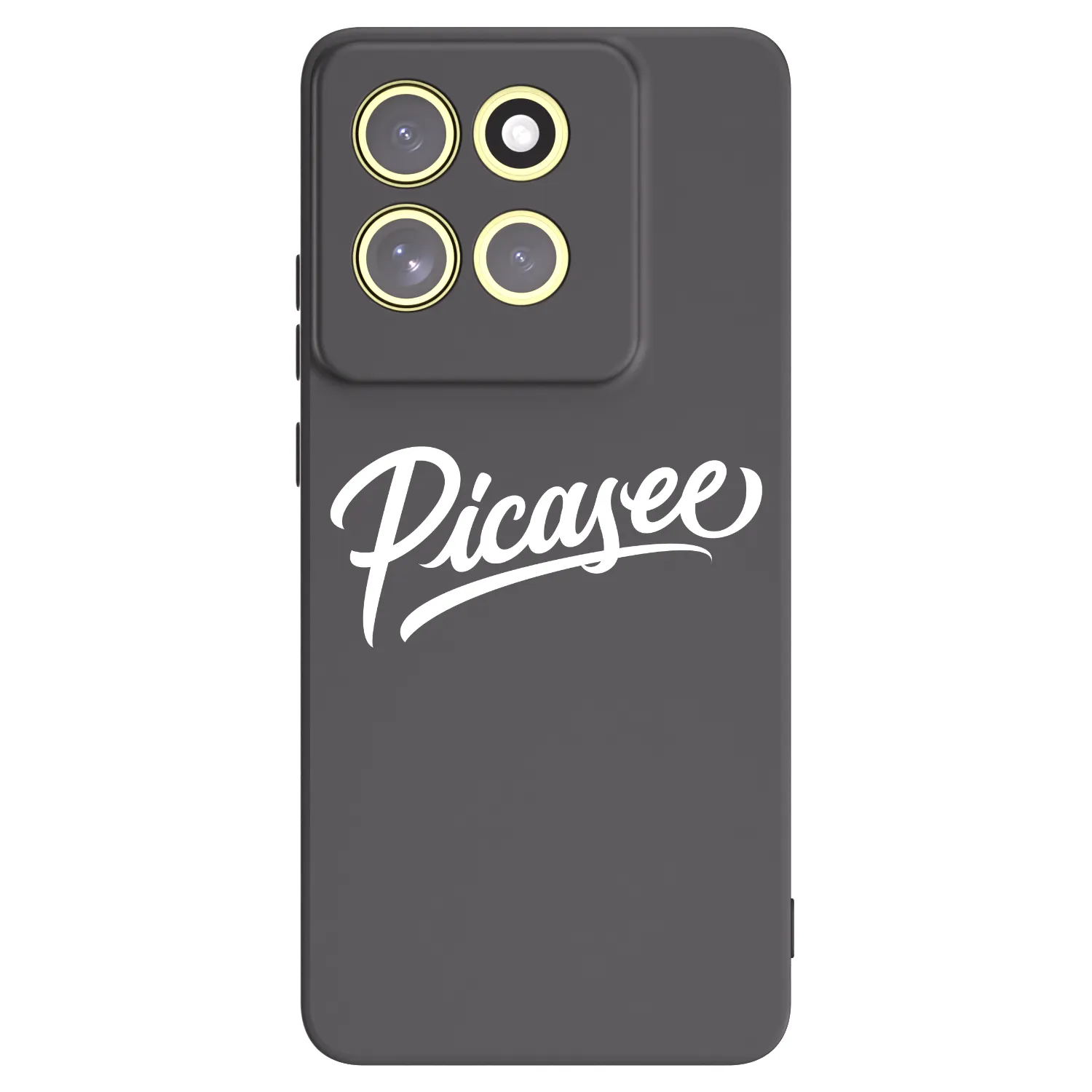 Picasee crna silikonska maskica za Motorola Moto G86 5G - Picasee - old logo - white