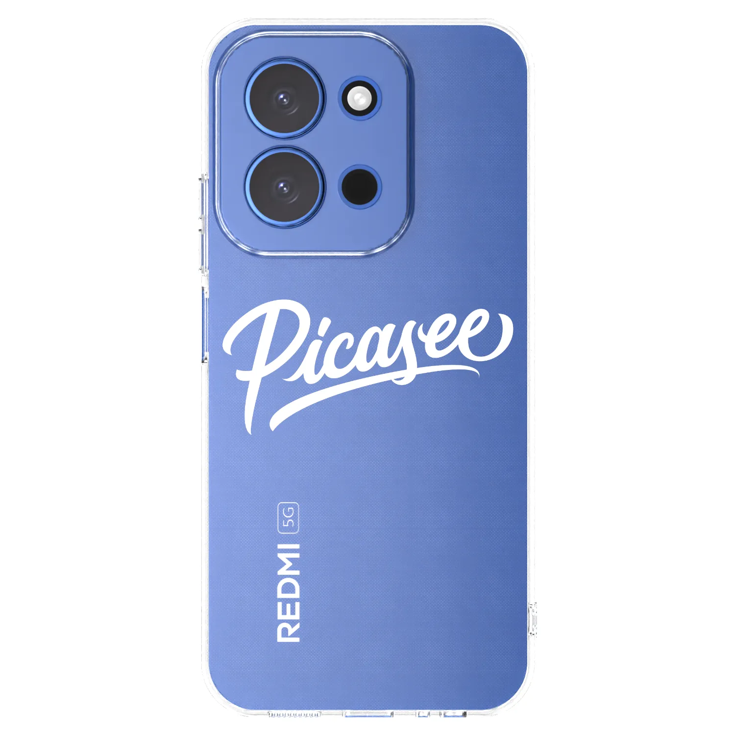 Picasee silikonska prozirna maskica za Xiaomi Redmi 15C 4G - Picasee - old logo - white