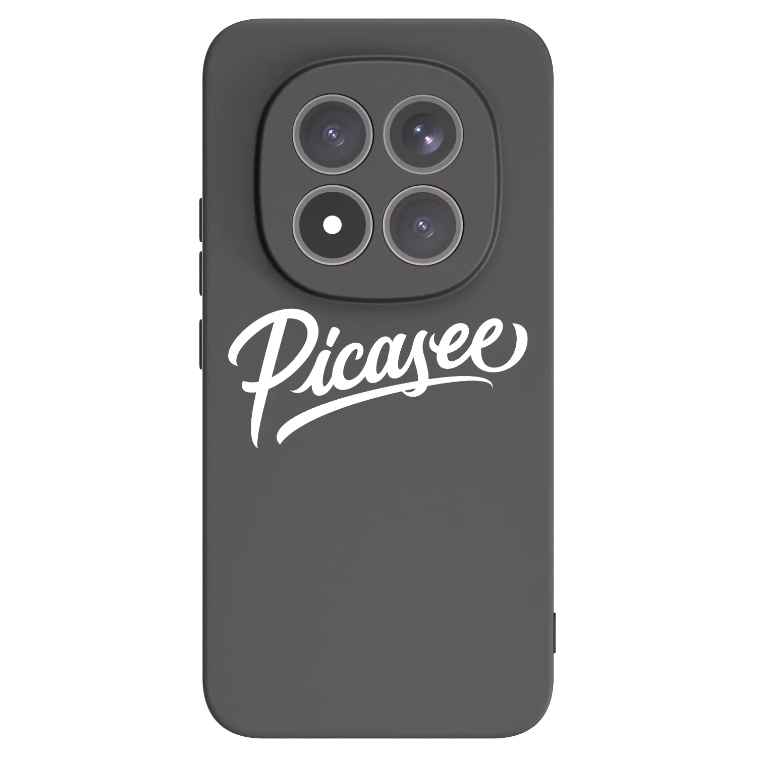 Picasee crna silikonska maskica za Xiaomi Redmi Note 15 Pro+ - Picasee - old logo - white