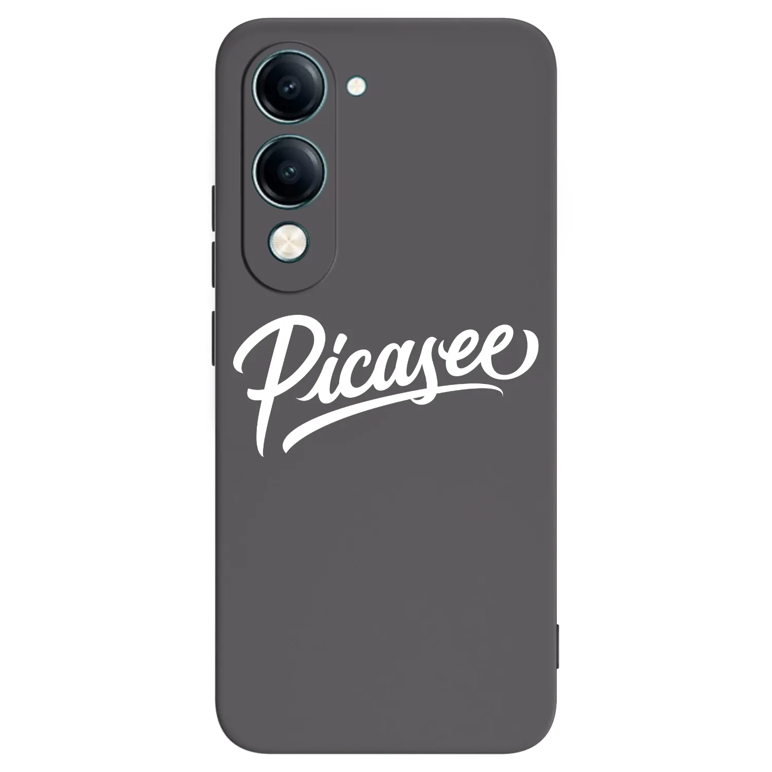 Picasee crna silikonska maskica za Vivo Y29s 5G - Picasee - old logo - white