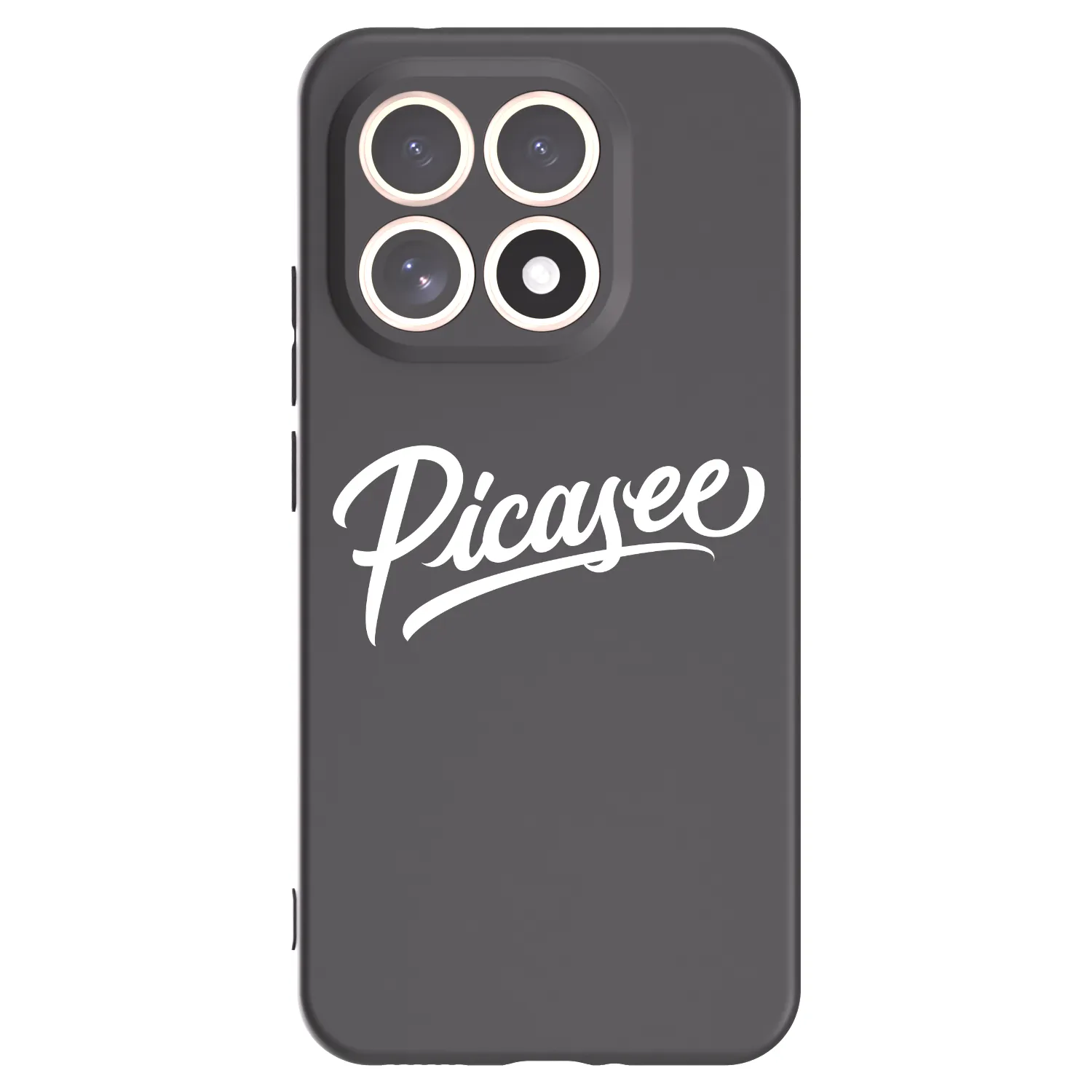 Picasee crna silikonska maskica za Xiaomi 15T - Picasee - old logo - white