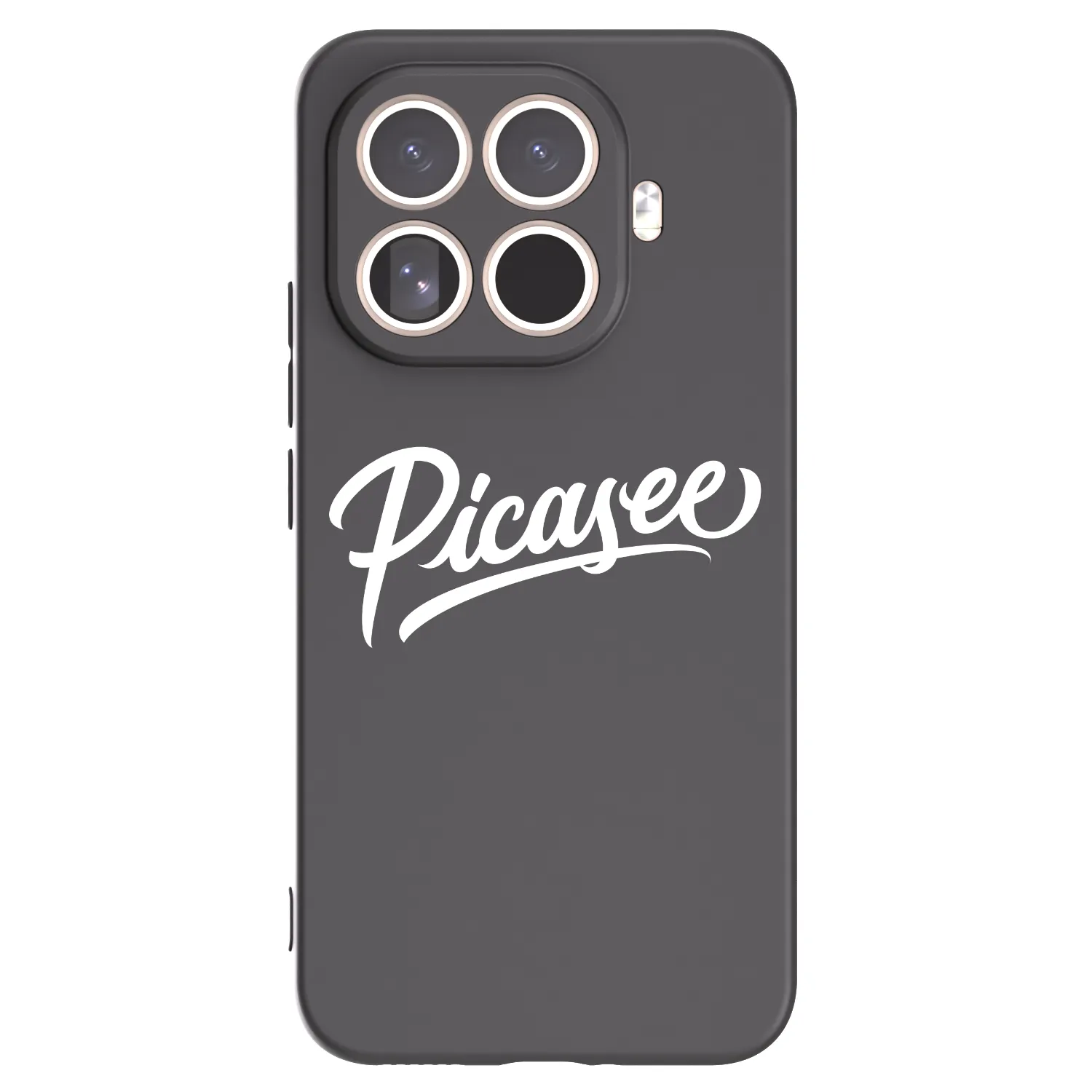 Picasee crna silikonska maskica za Xiaomi 15T Pro - Picasee - old logo - white
