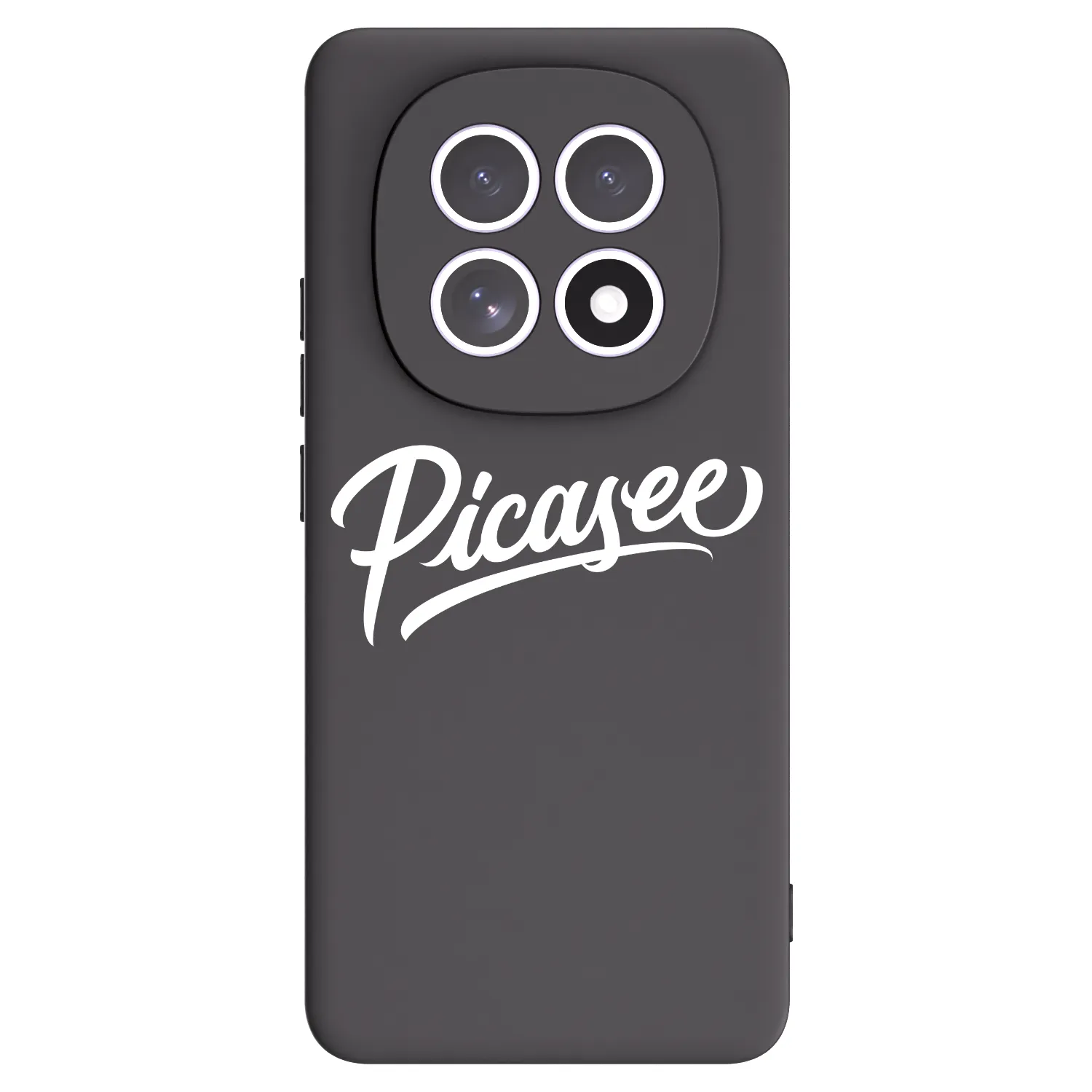 Picasee crna silikonska maskica za Xiaomi Redmi Note 15 - Picasee - old logo - white