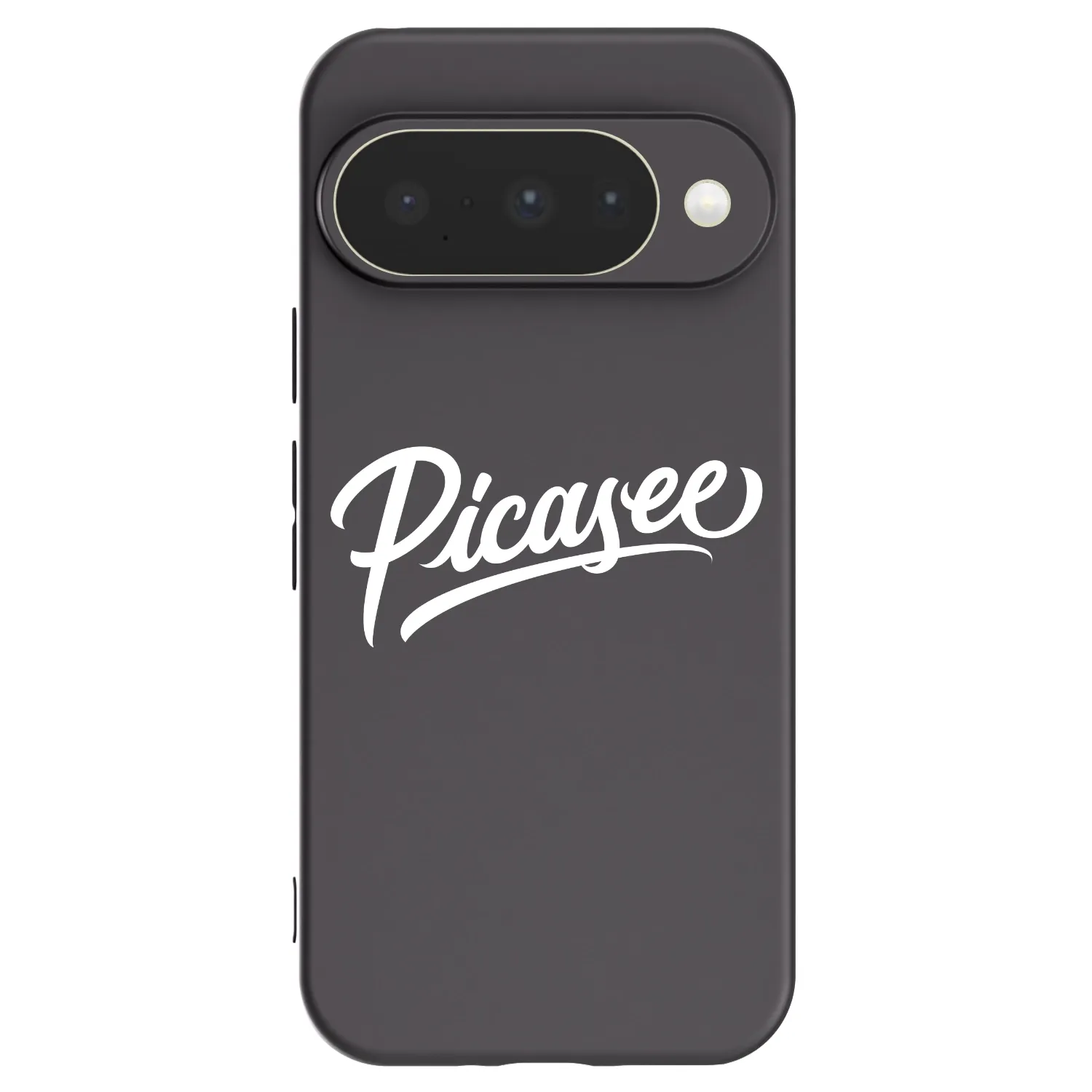 Picasee crna silikonska maskica za Google Pixel 10 - Picasee - old logo - white