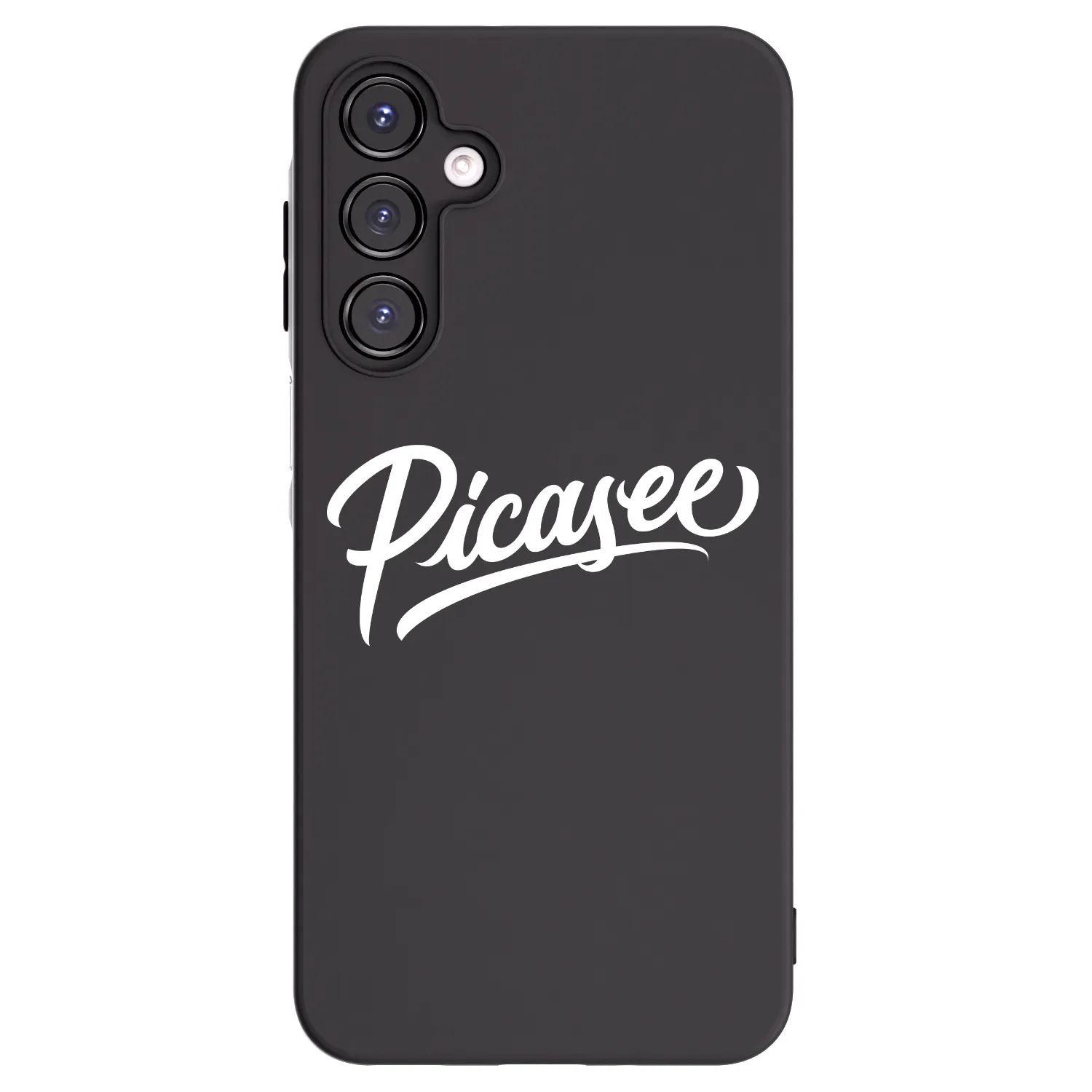 Picasee crna silikonska maskica za Samsung Galaxy A16 4G - Picasee - old logo - white