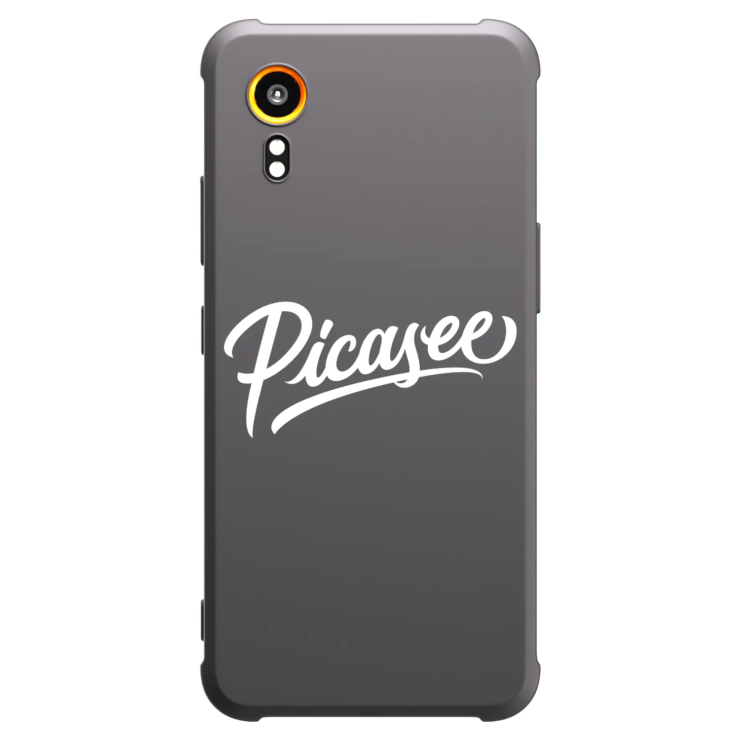 Picasee crna silikonska maskica za Samsung Galaxy Xcover 7 - Picasee - old logo - white