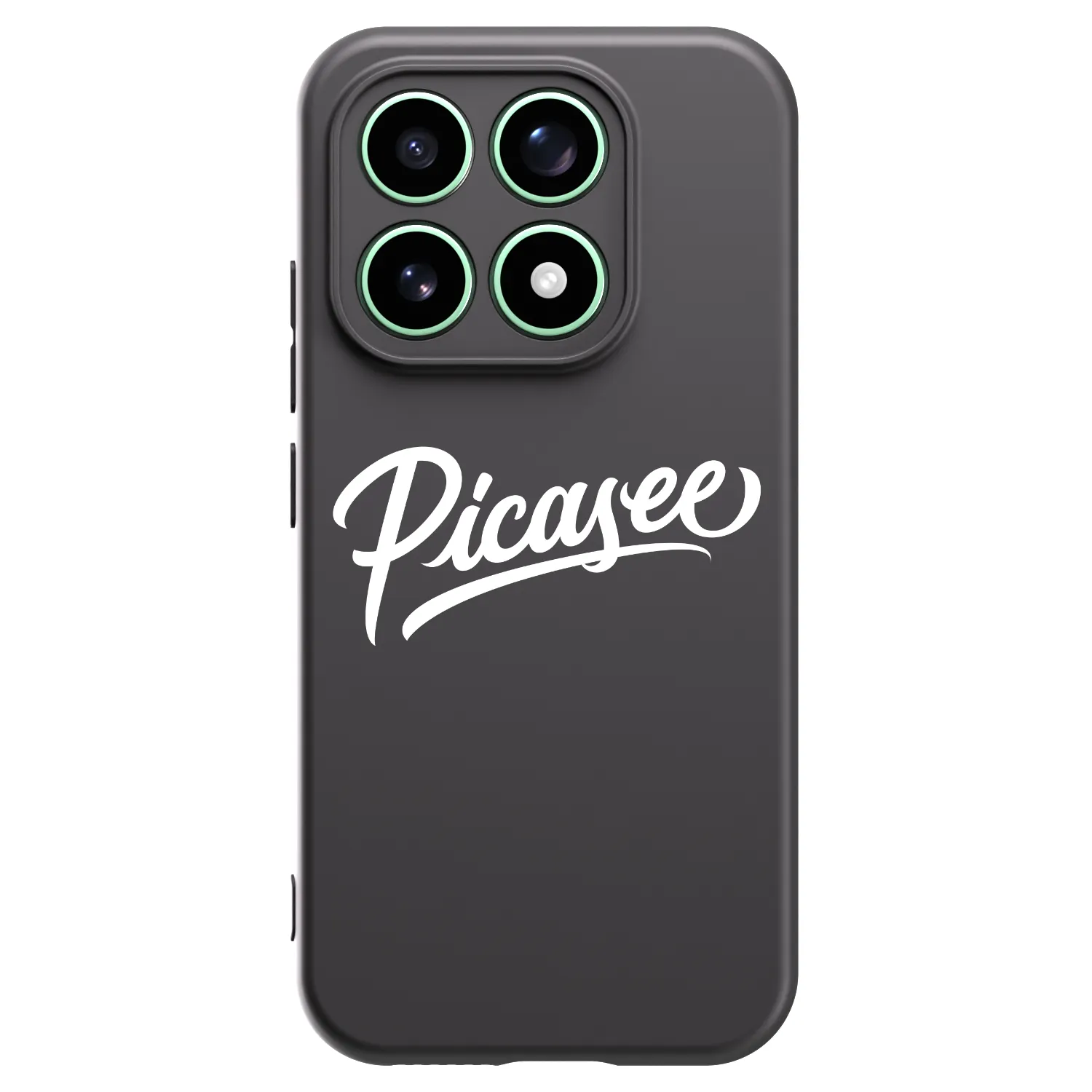 Picasee crna silikonska maskica za Xiaomi 17 - Picasee - old logo - white
