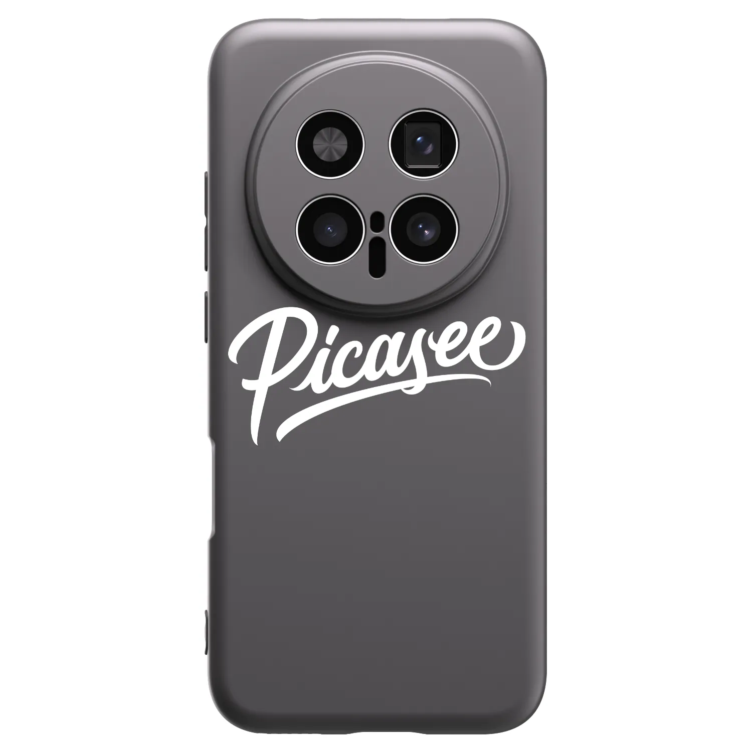 Picasee crna silikonska maskica za Honor Magic8 Pro 5G - Picasee - old logo - white