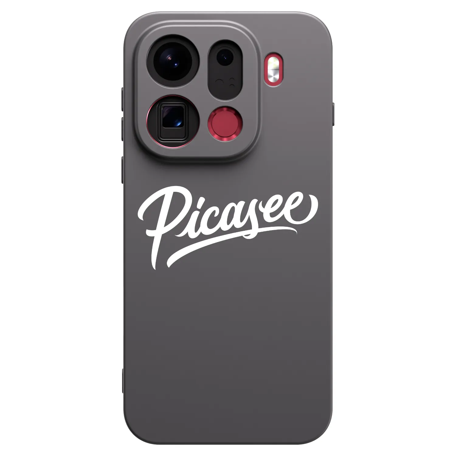 Picasee crna silikonska maskica za OPPO Find X9 Pro - Picasee - old logo - white