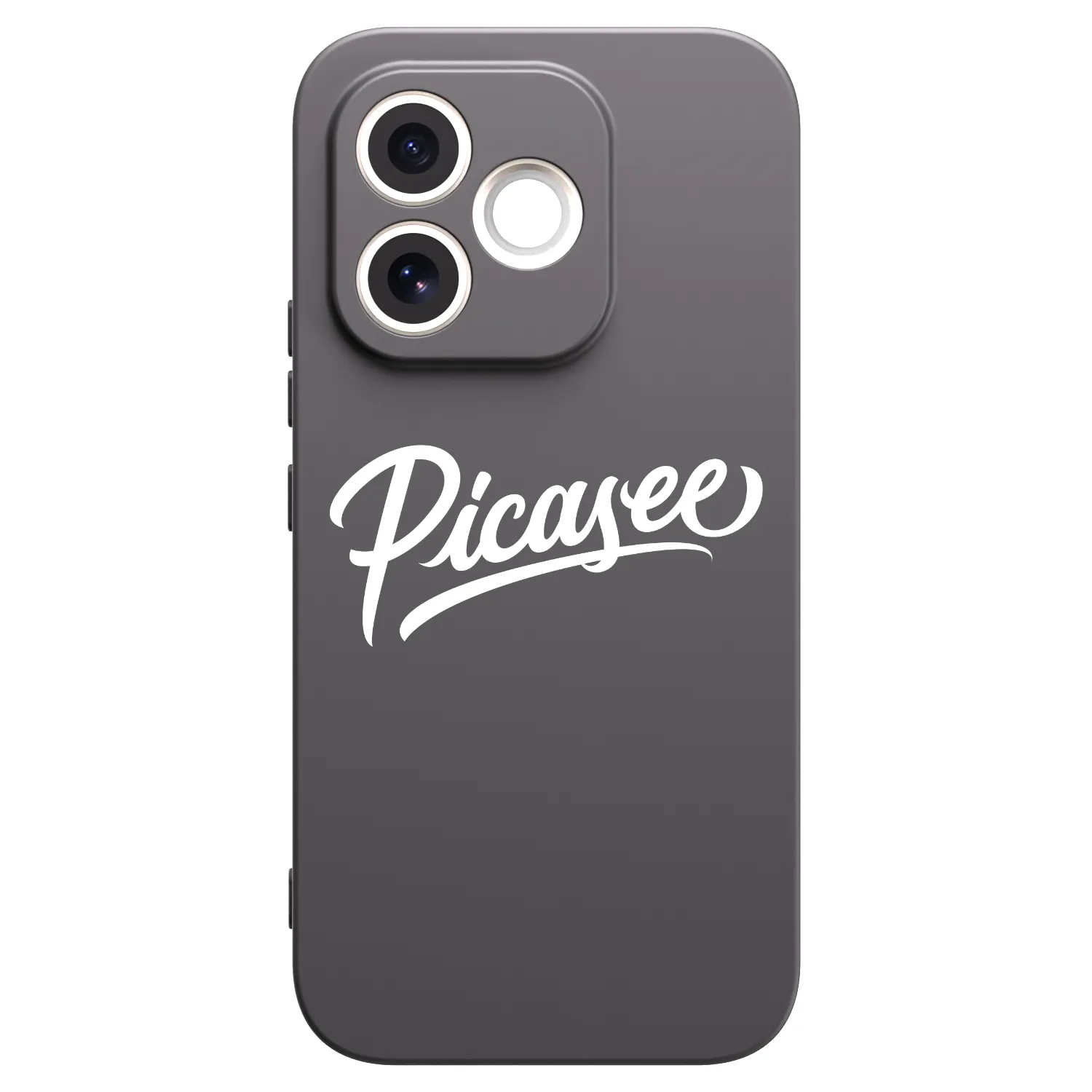 Picasee crna silikonska maskica za Honor 600 Lite - Picasee - old logo - white