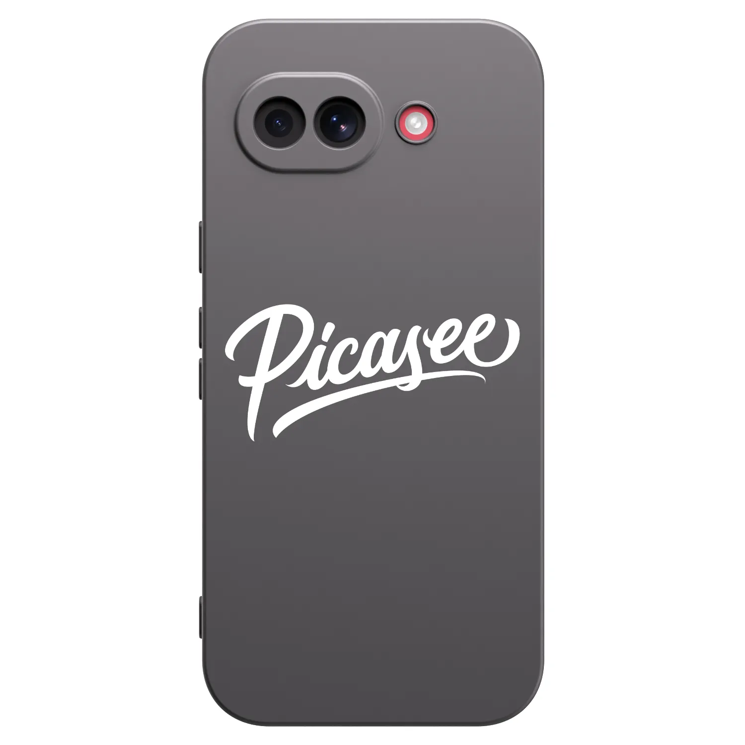 Picasee crna silikonska maskica za Google Pixel 10a - Picasee - old logo - white