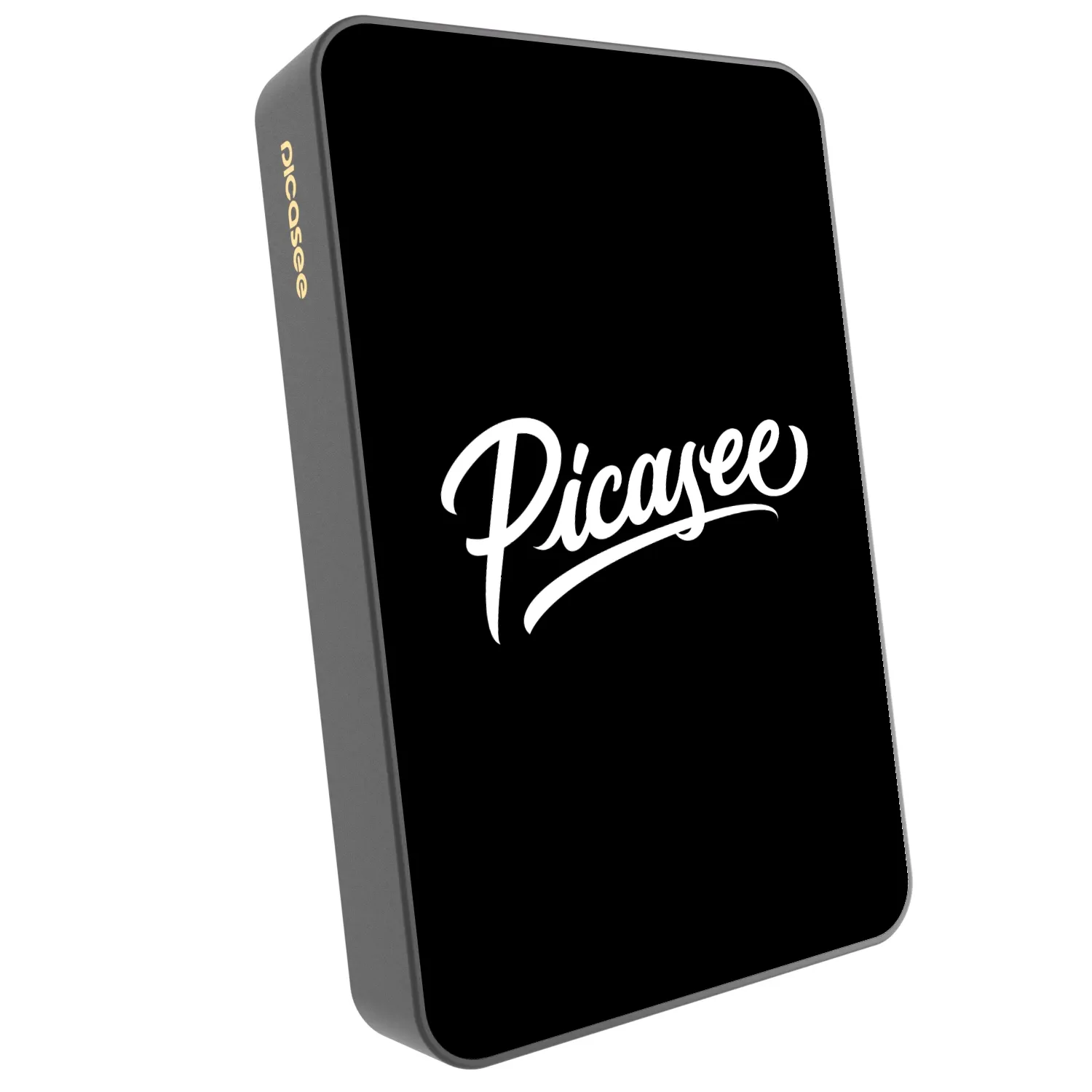 Picasee Prijenosni punjač s MagSafe 10 000 mAh Sivo - Picasee - old logo - white