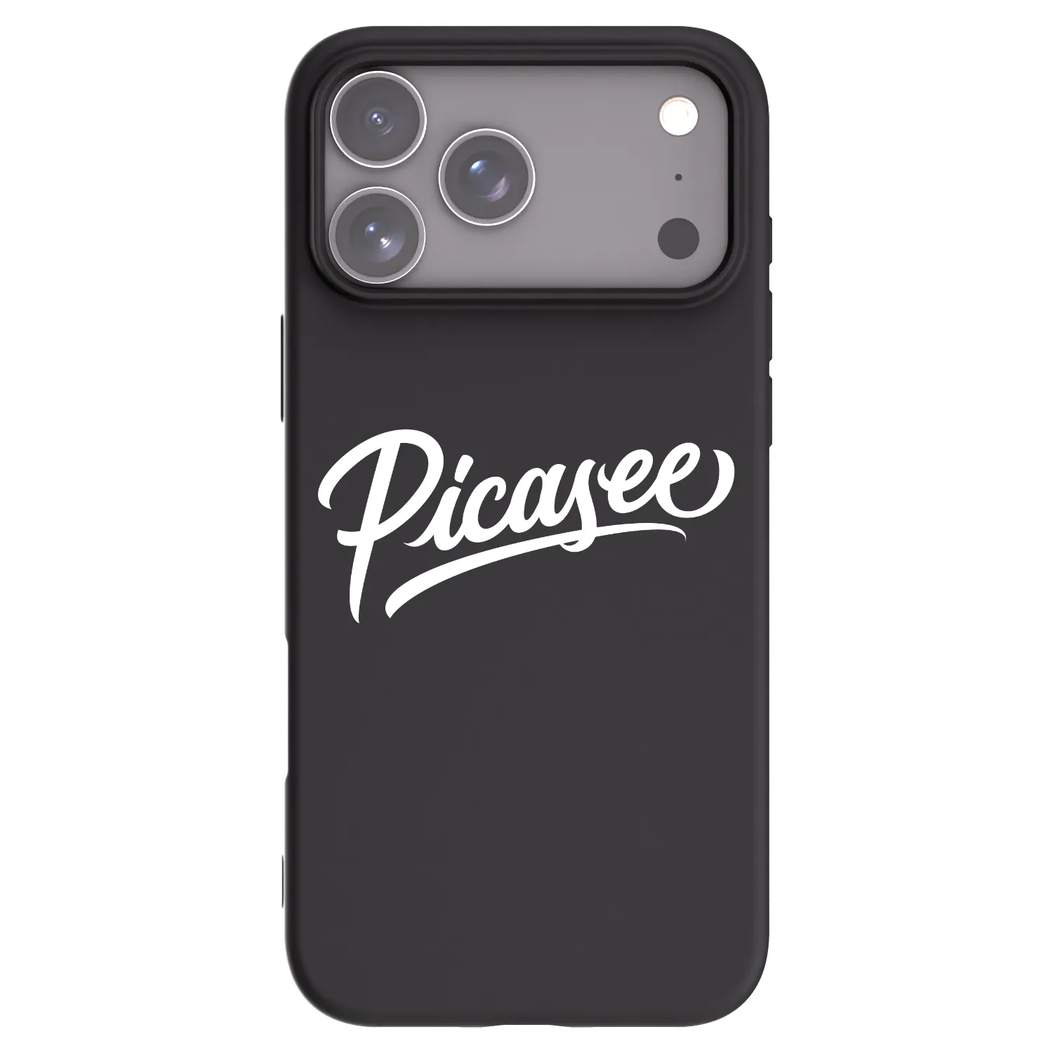 Picasee crna silikonska maskica za Apple iPhone 18 Pro Max - Picasee - old logo - white