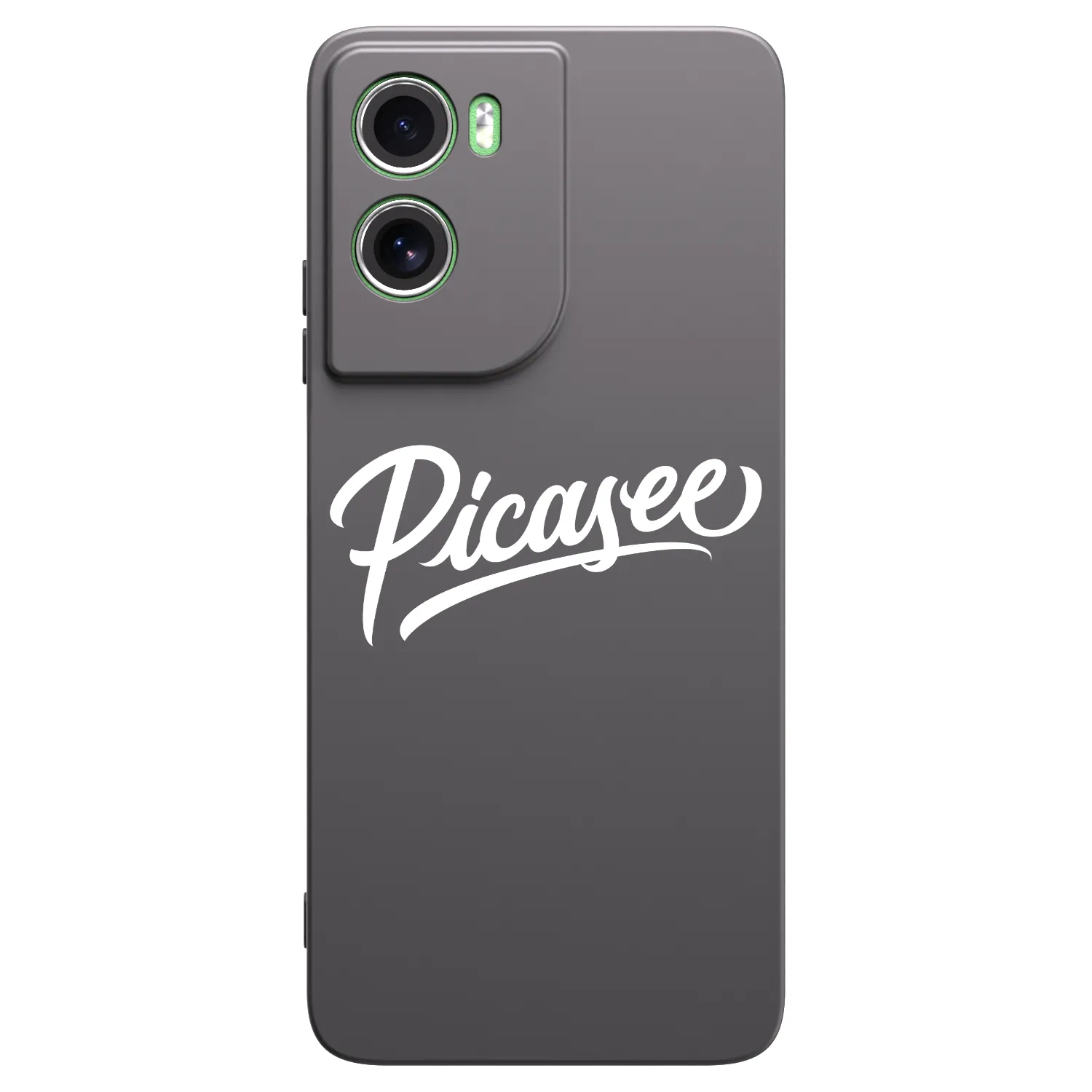 Picasee crna silikonska maskica za Motorola Moto G06 - Picasee - old logo - white
