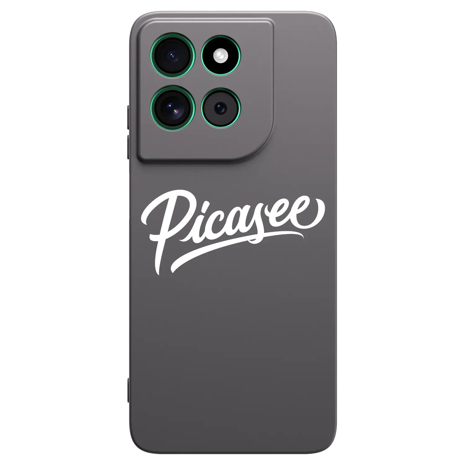 Picasee crna silikonska maskica za Motorola Moto G57 Power - Picasee - old logo - white