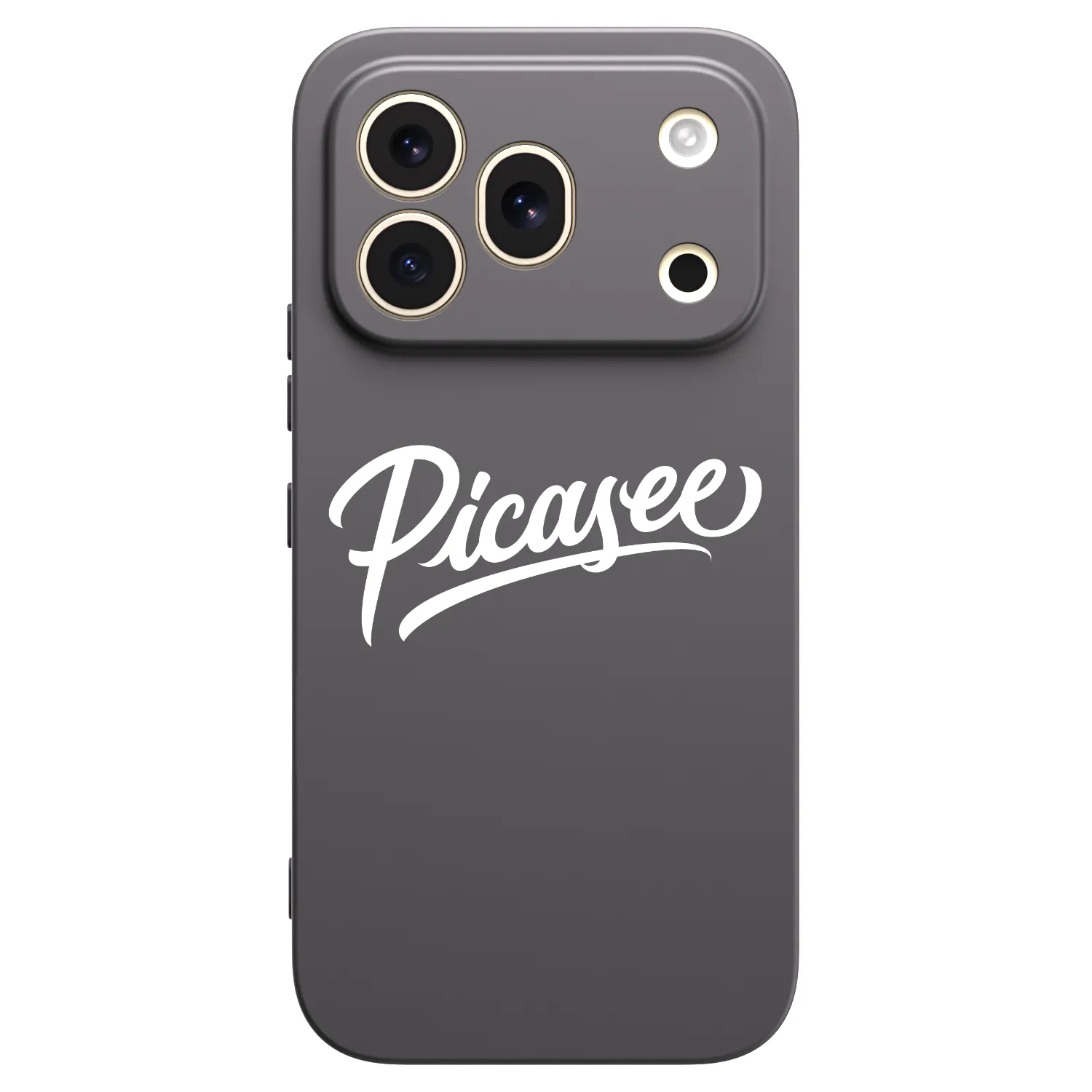Picasee crna silikonska maskica za Honor 600 Pro - Picasee - old logo - white