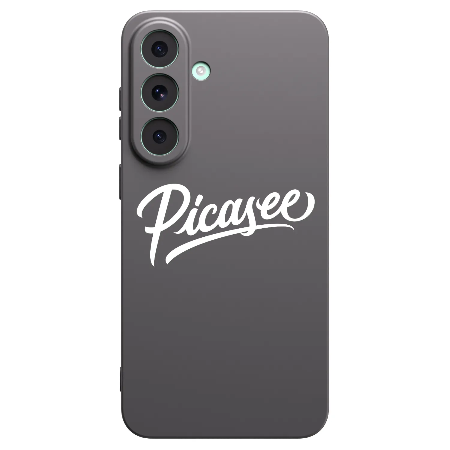 Picasee crna silikonska maskica za Samsung Galaxy S26 FE - Picasee - old logo - white
