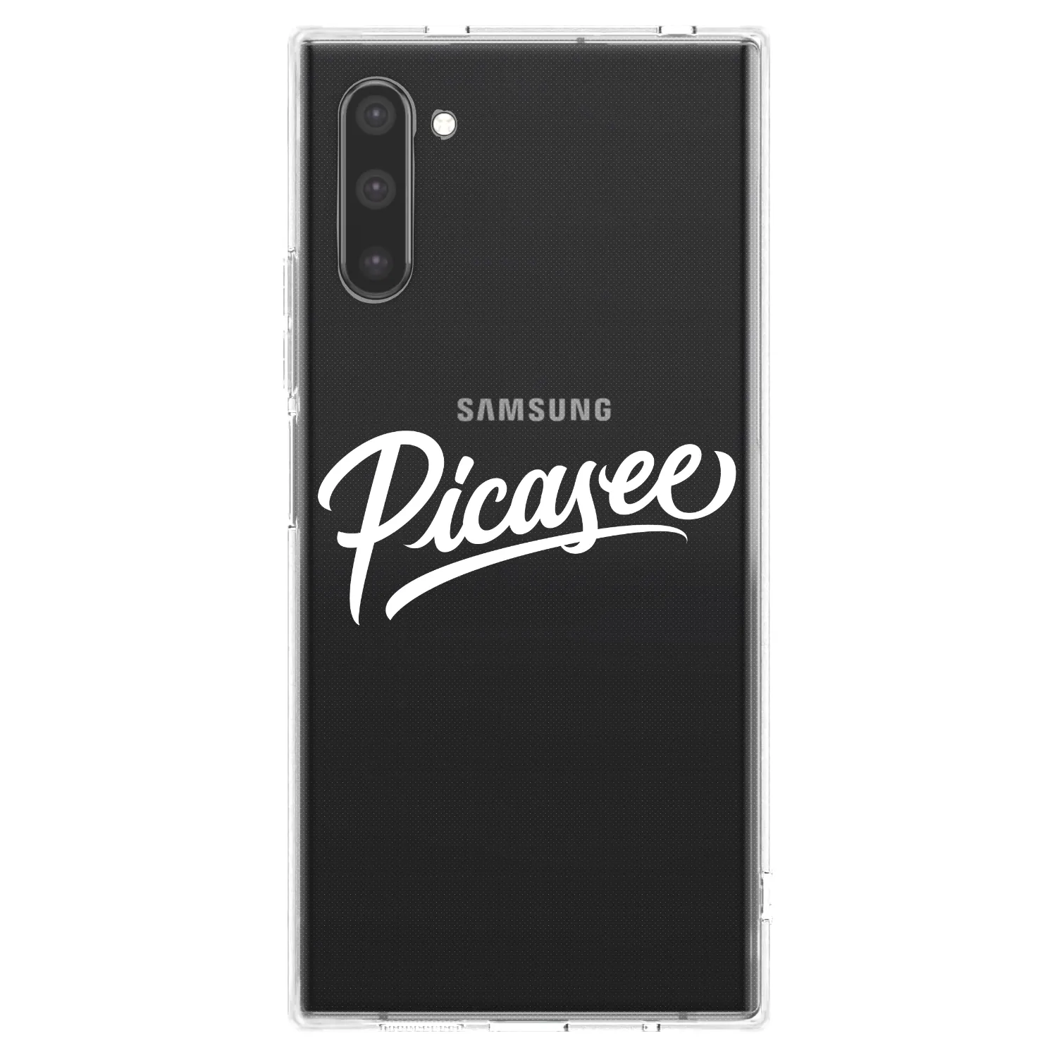 Picasee silikonska prozirna maskica za Samsung Galaxy Note 10 N970F - Picasee - old logo - white