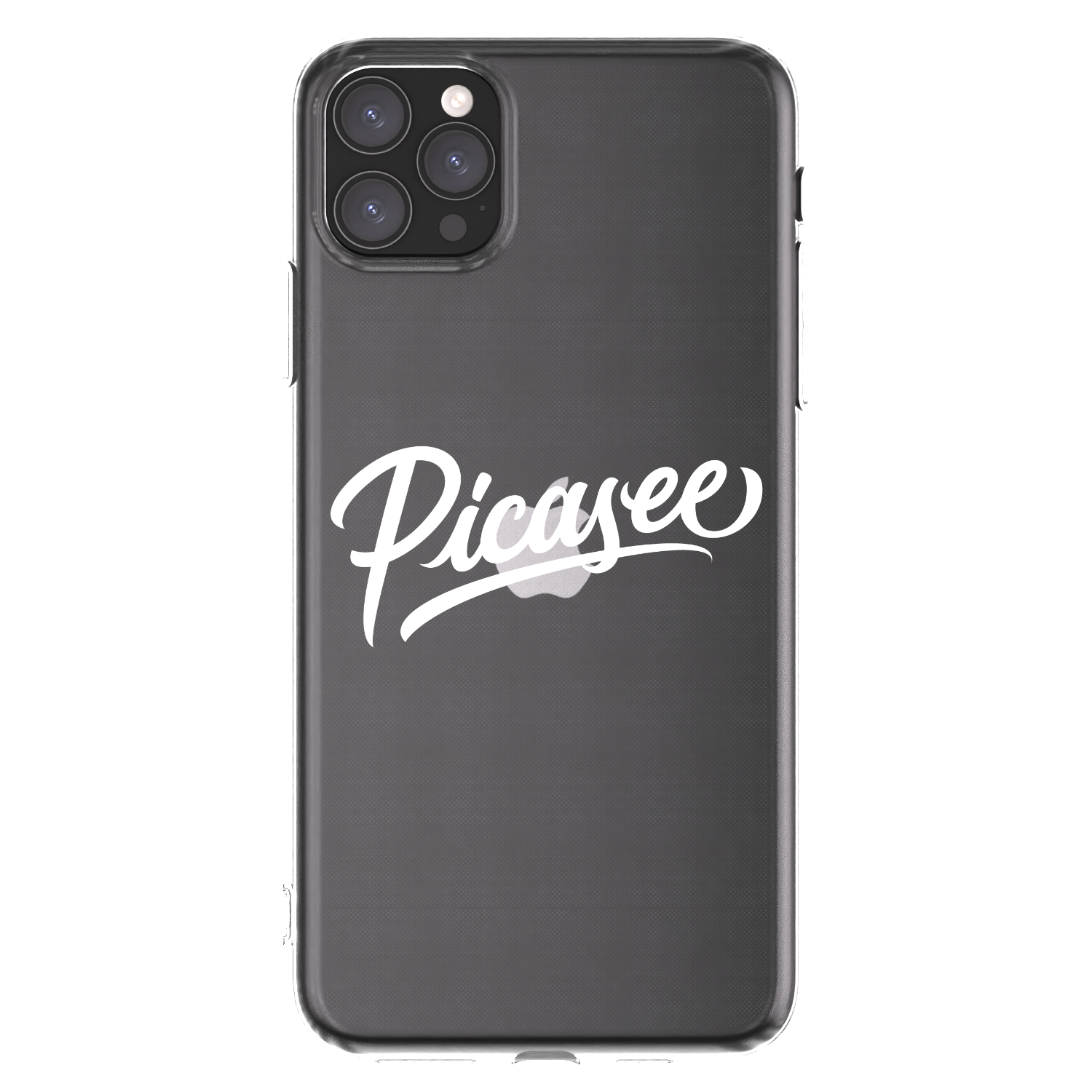 Picasee silikonska prozirna maskica za Apple iPhone 11 Pro Max - Picasee - old logo - white
