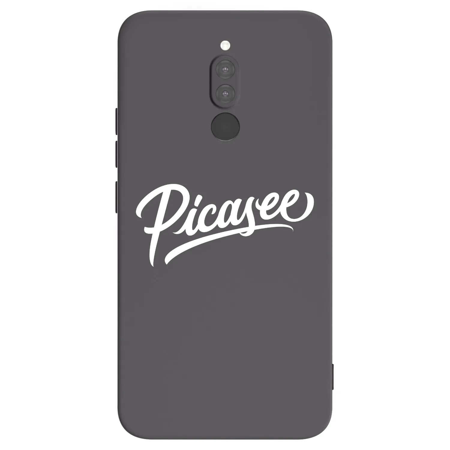 Picasee crna silikonska maskica za Xiaomi Redmi 8 - Picasee - old logo - white