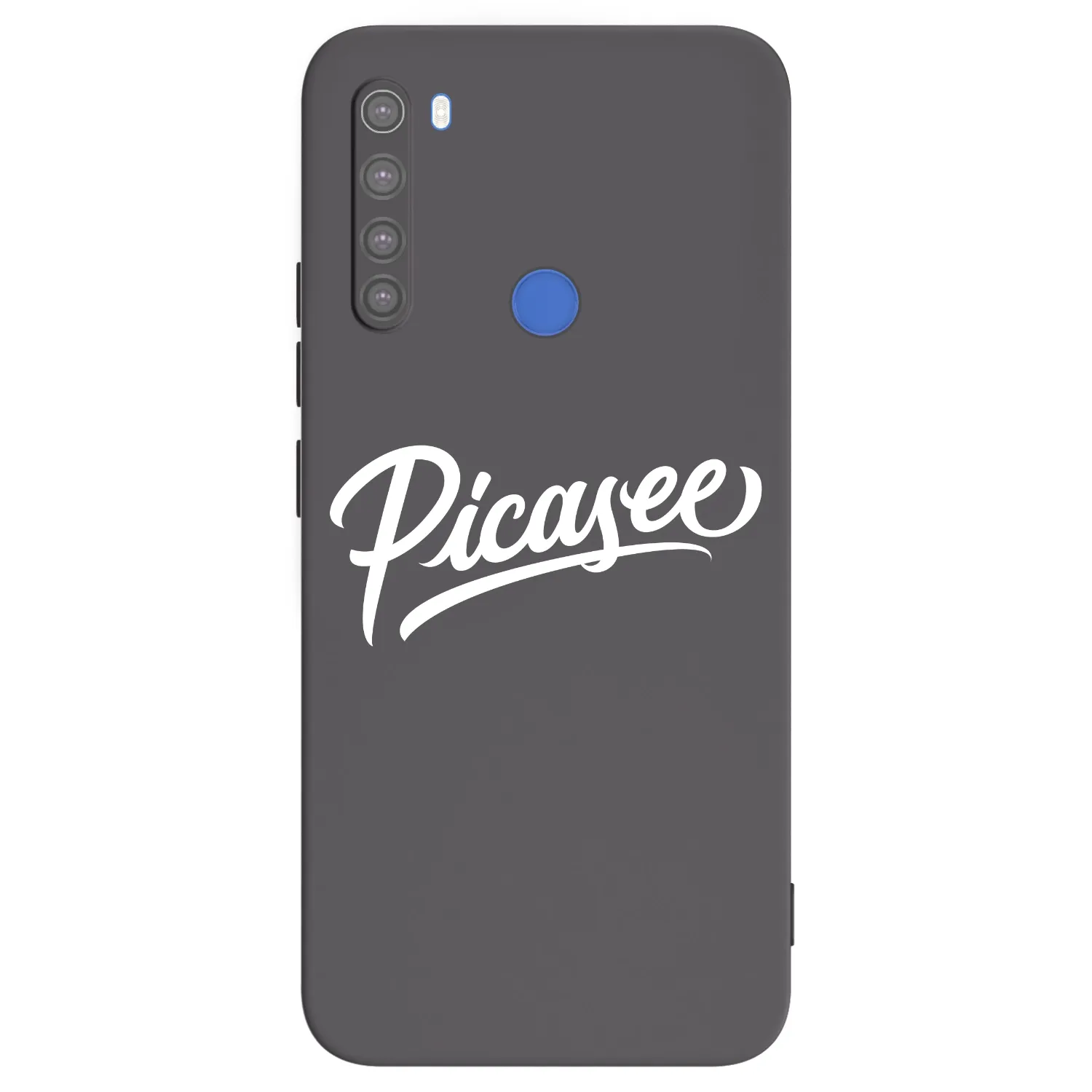 Picasee crna silikonska maskica za Xiaomi Redmi Note 8T - Picasee - old logo - white