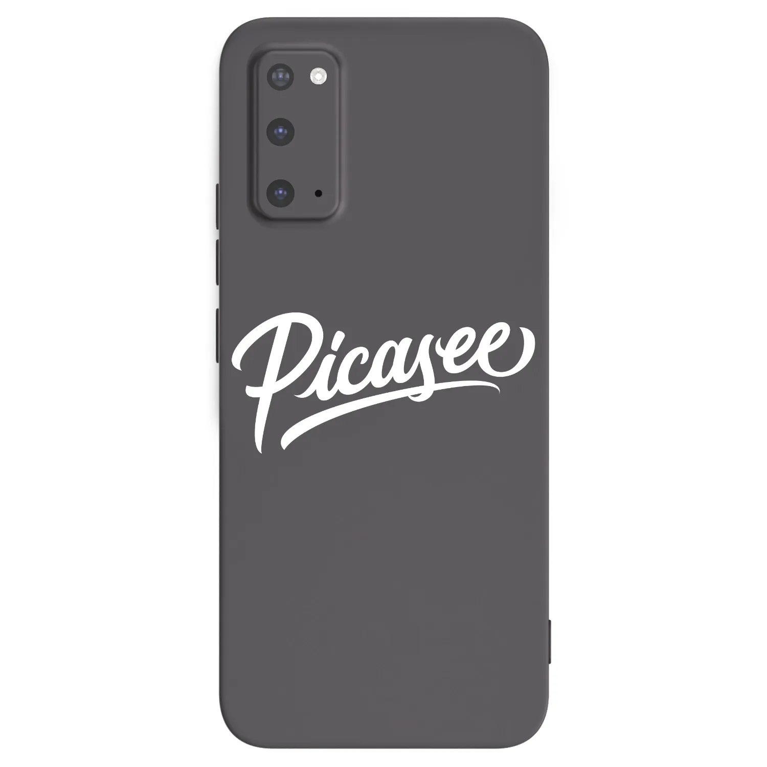 Picasee crna silikonska maskica za Samsung Galaxy S20 G980F - Picasee - old logo - white