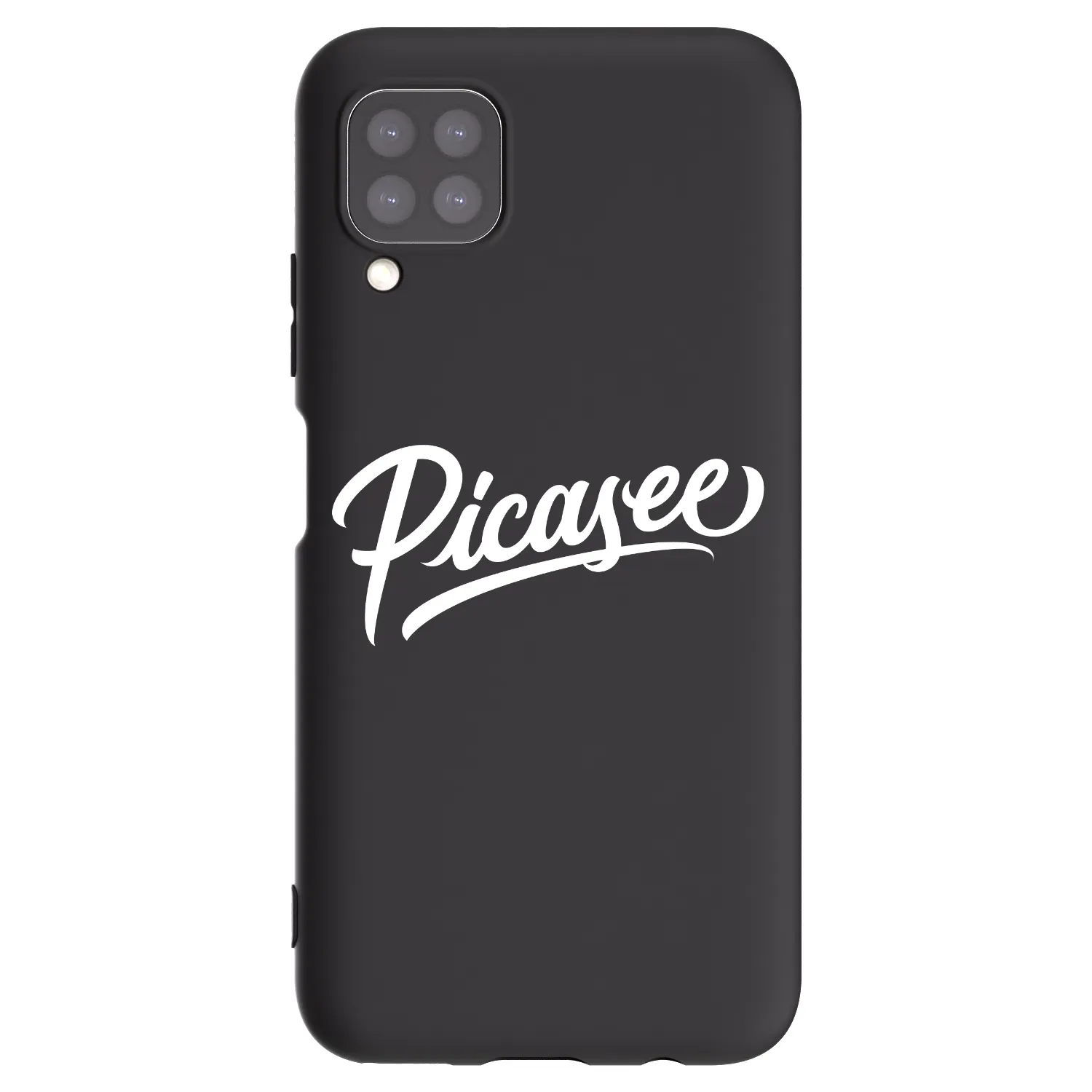 Picasee crna silikonska maskica za Huawei P40 Lite - Picasee - old logo - white