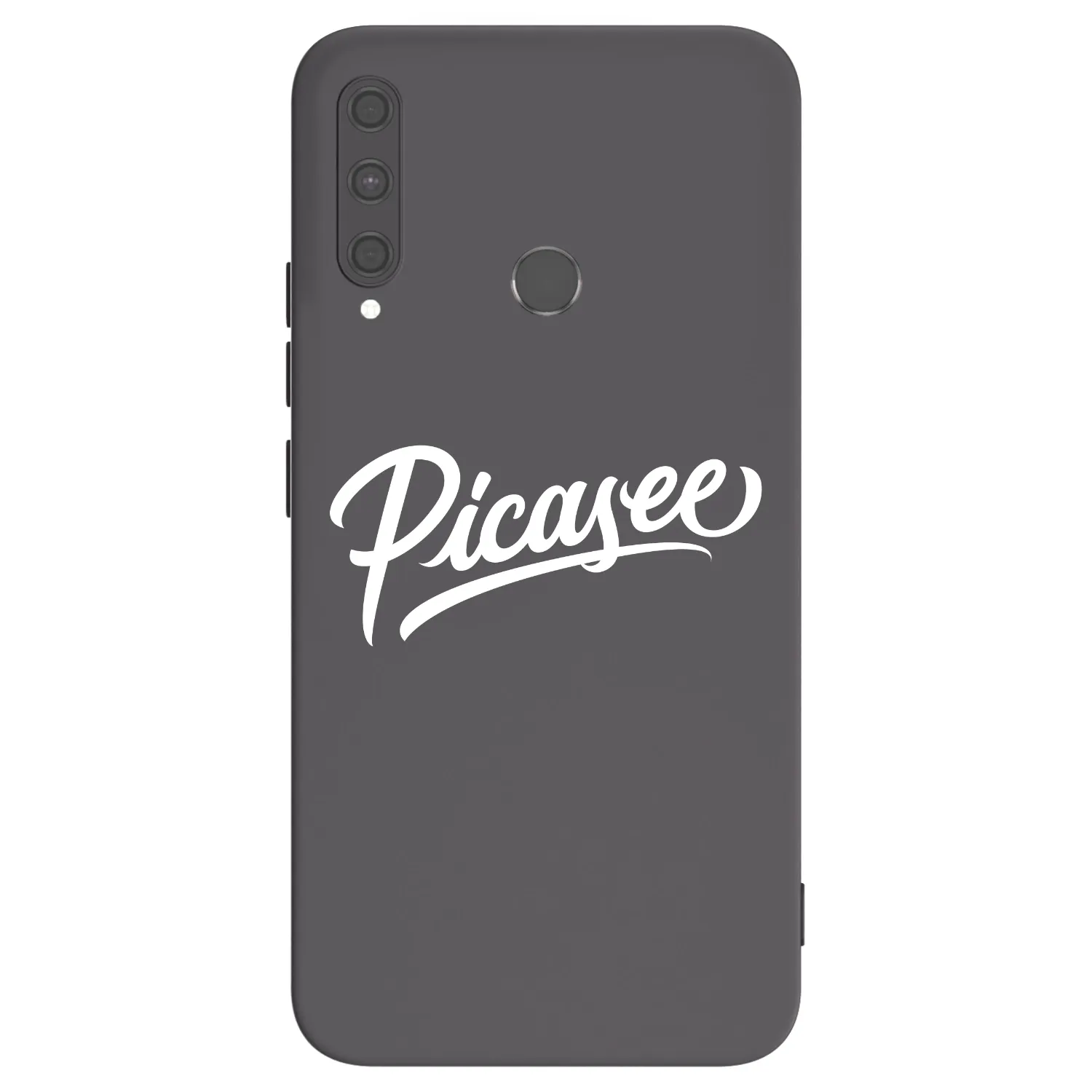 Picasee crna silikonska maskica za Huawei P40 Lite E - Picasee - old logo - white