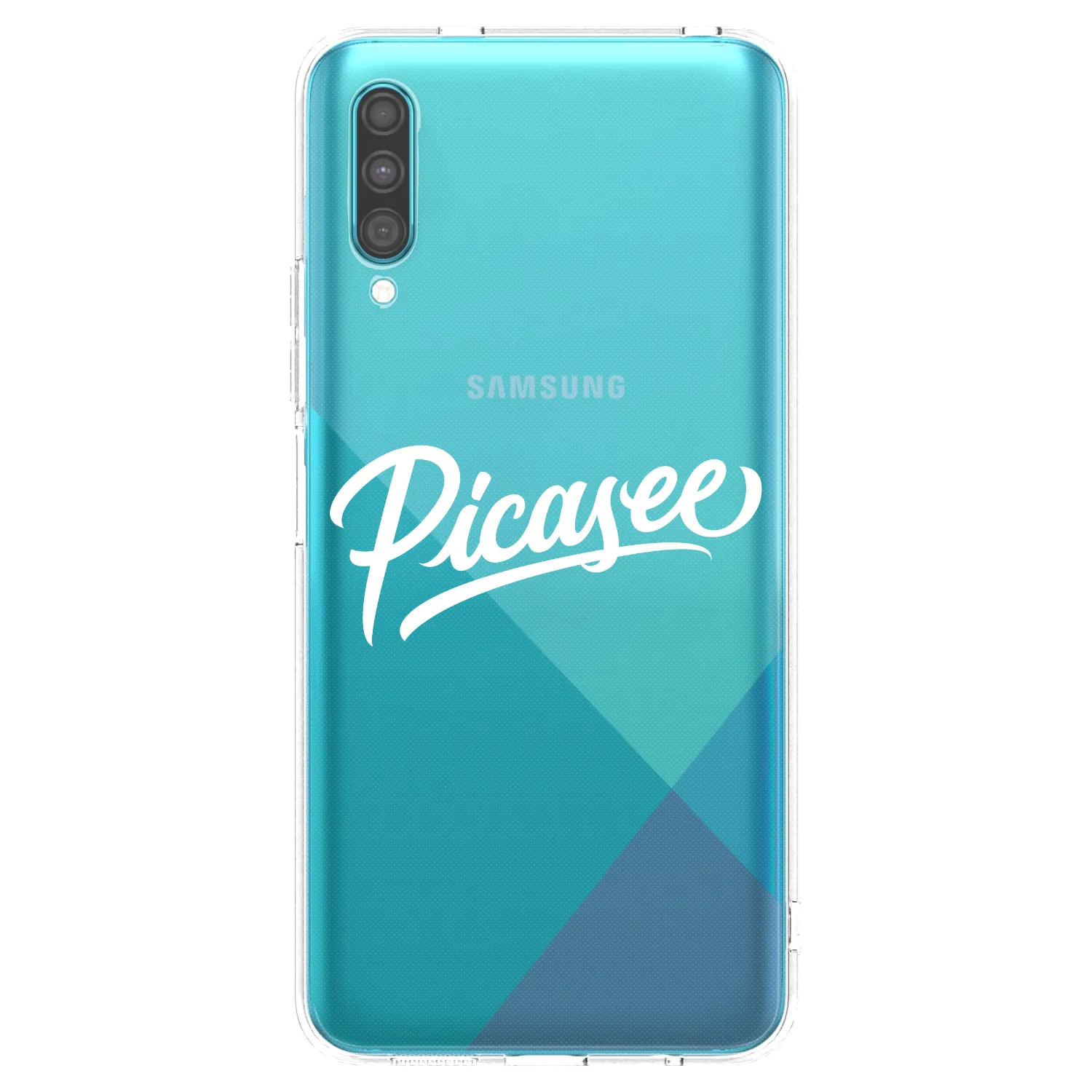 Picasee silikonska prozirna maskica za Samsung Galaxy A30s A307F - Picasee - old logo - white