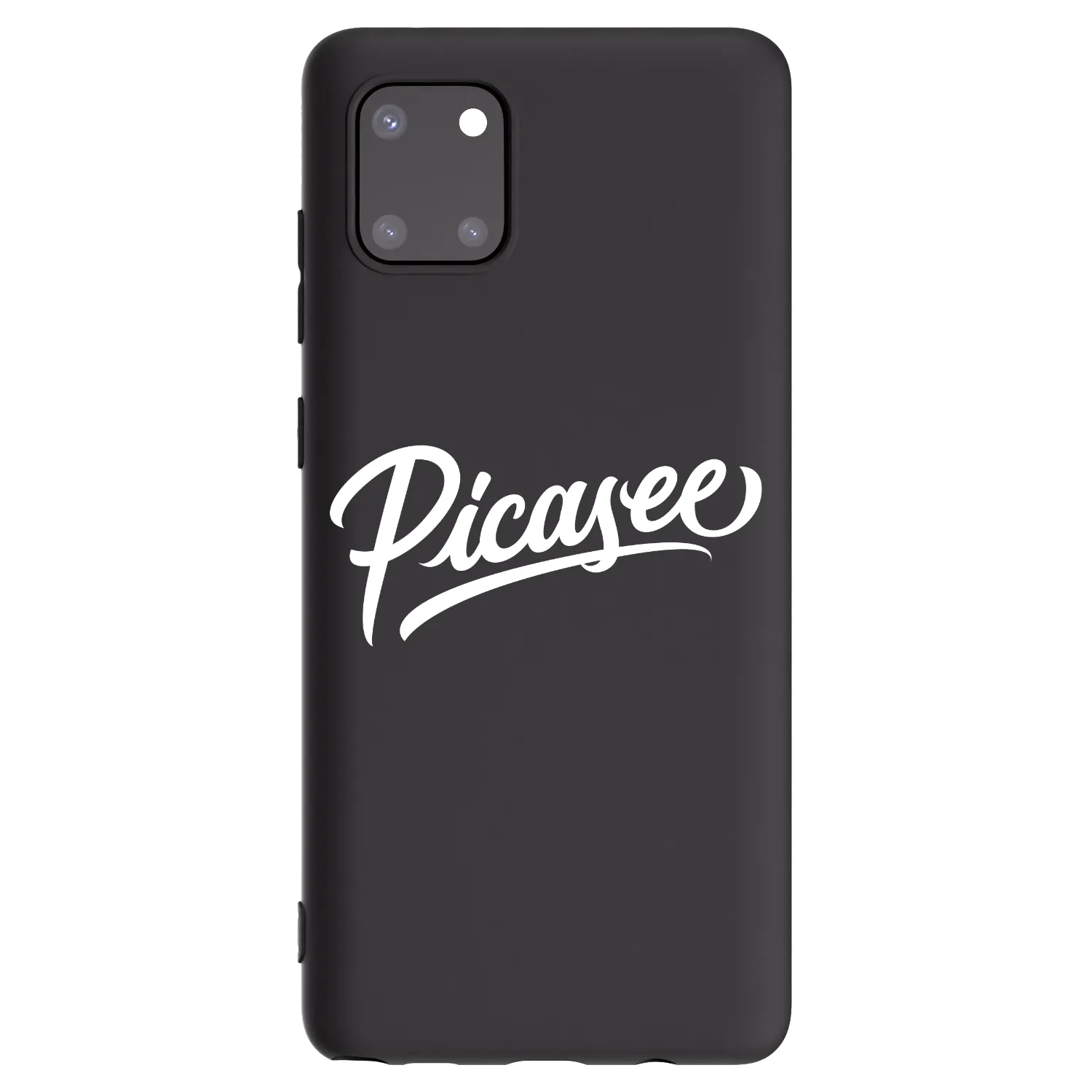 Picasee crna silikonska maskica za Samsung Galaxy Note 10 Lite N770F - Picasee - old logo - white