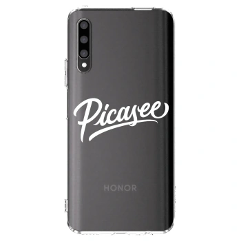 Picasee silikonska prozirna maskica za Honor 9X Pro - Picasee - old logo - white